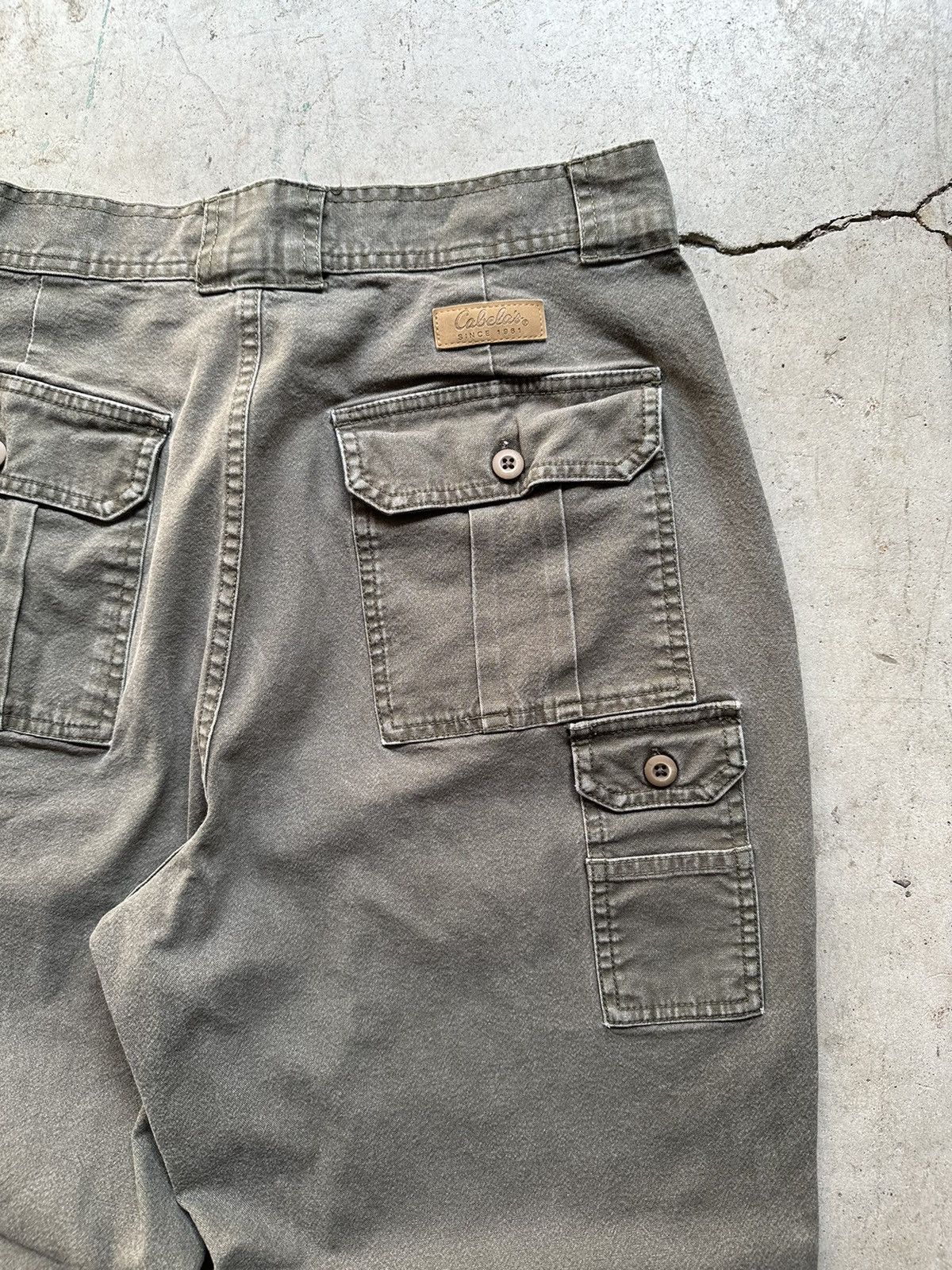 Dickies Y2K Vintage Cabelas brown cargo pants Size 36" / US 14 / IT 50 - 5 Thumbnail