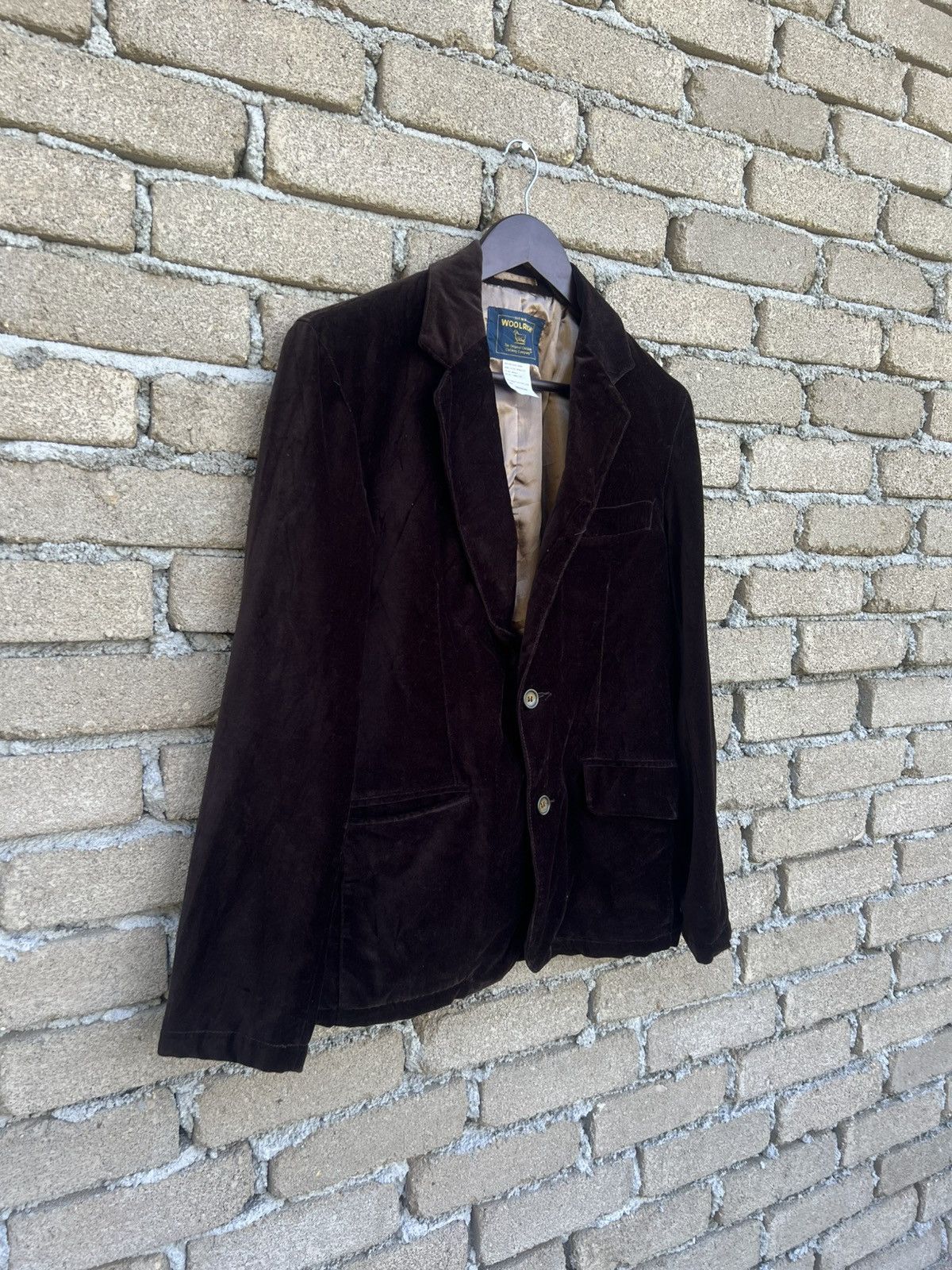 Woolrich Woolen Mills Woolrich Velvet Blazer/Coat Size Medium Colour Dark Brown Size US M / EU 48-50 / 2 - 2 Thumbnail