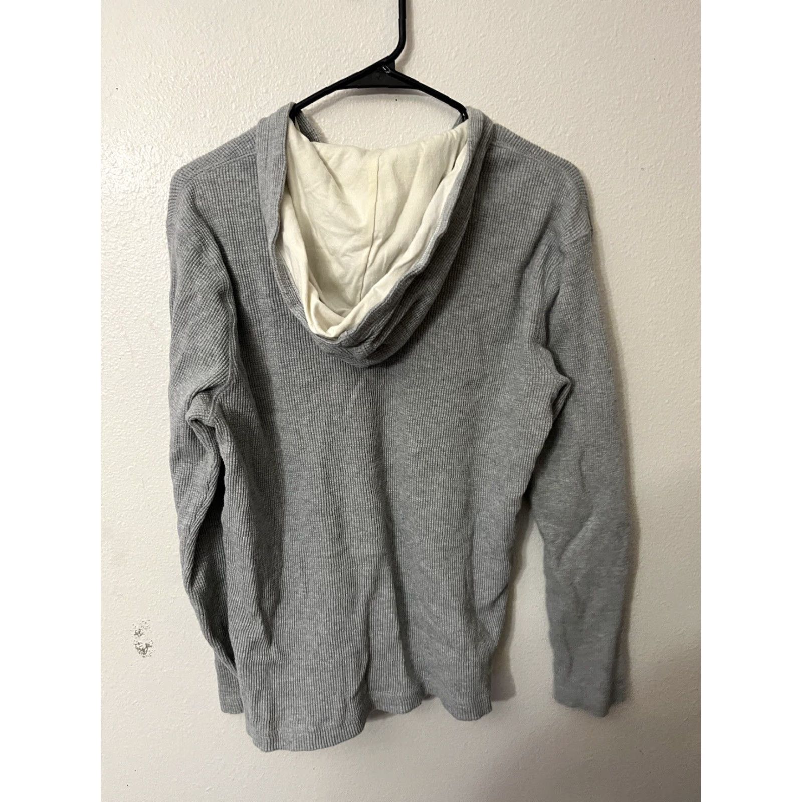 Michael Kors Michael Kors Mens Hoodie Shirt Long-Sleeve Henley Pullover, Grey, L, 100% Cotton, Button Closure, Logo Accents, Winter, Regular Fit, Gray, Men's Size US L / EU 52-54 / 3 - 2 Thumbnail