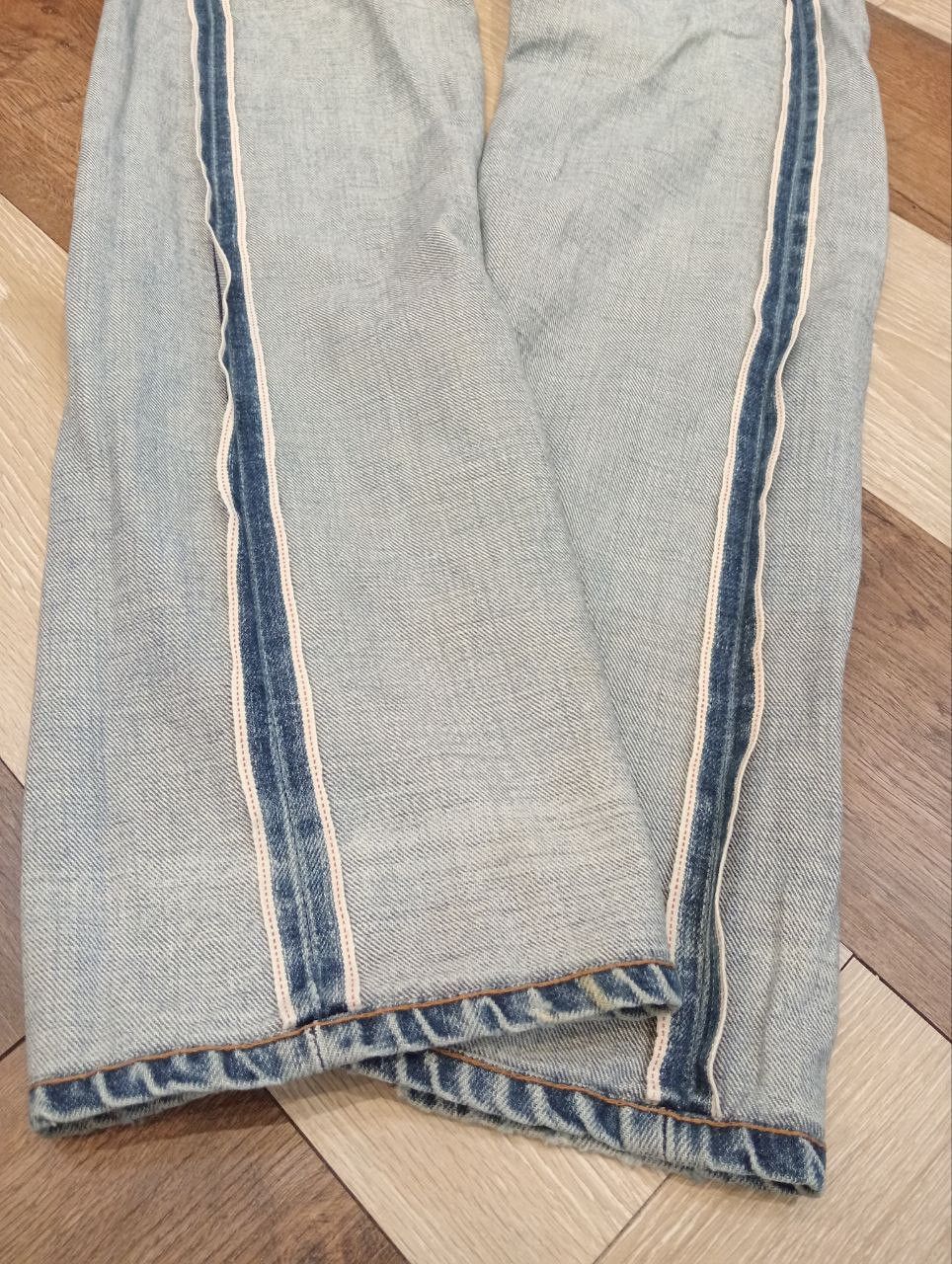 Levi's Vintage Clothing VINTAGE LEVI'S 502XX HIDDEN RIVETS CAPITAL E SELVEDGE JEANS Size US 29 - 13 Thumbnail