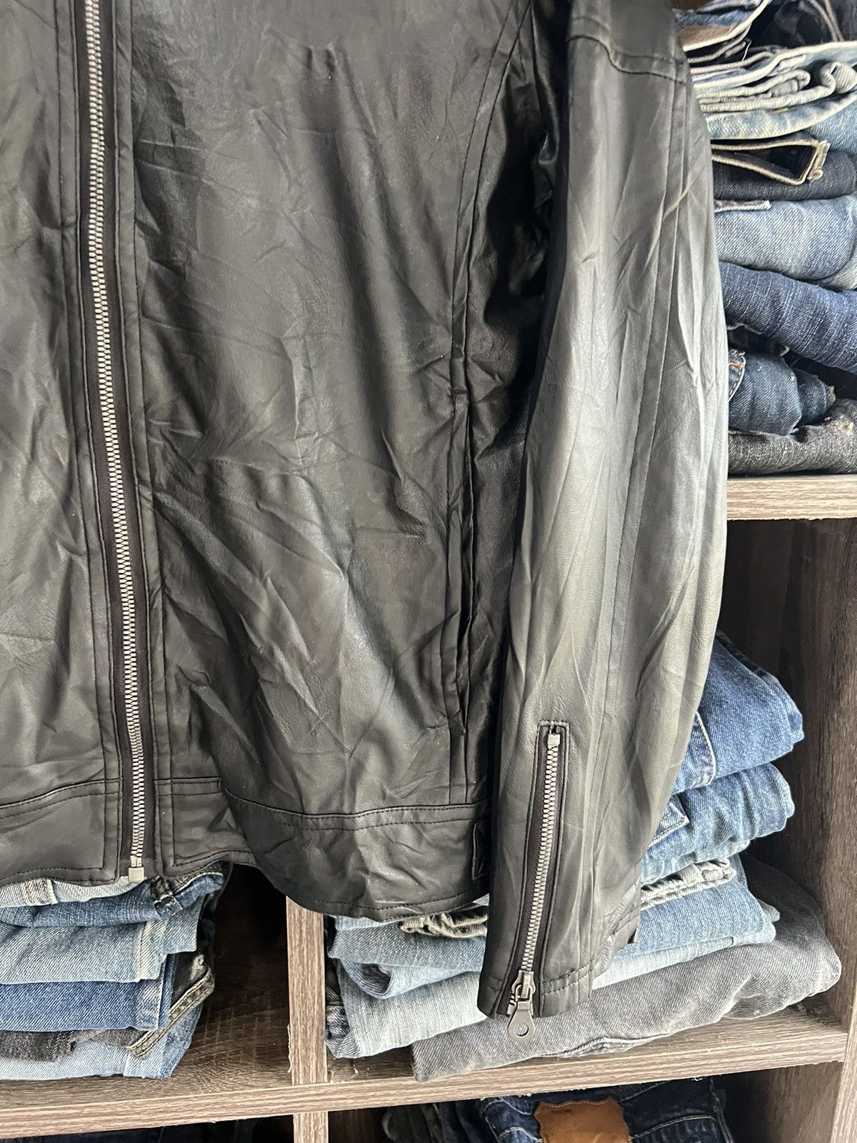 In The Attic 🔥In The Attic Synthetic Leather Jacket Size US S / EU 44-46 / 1 - 7 Thumbnail