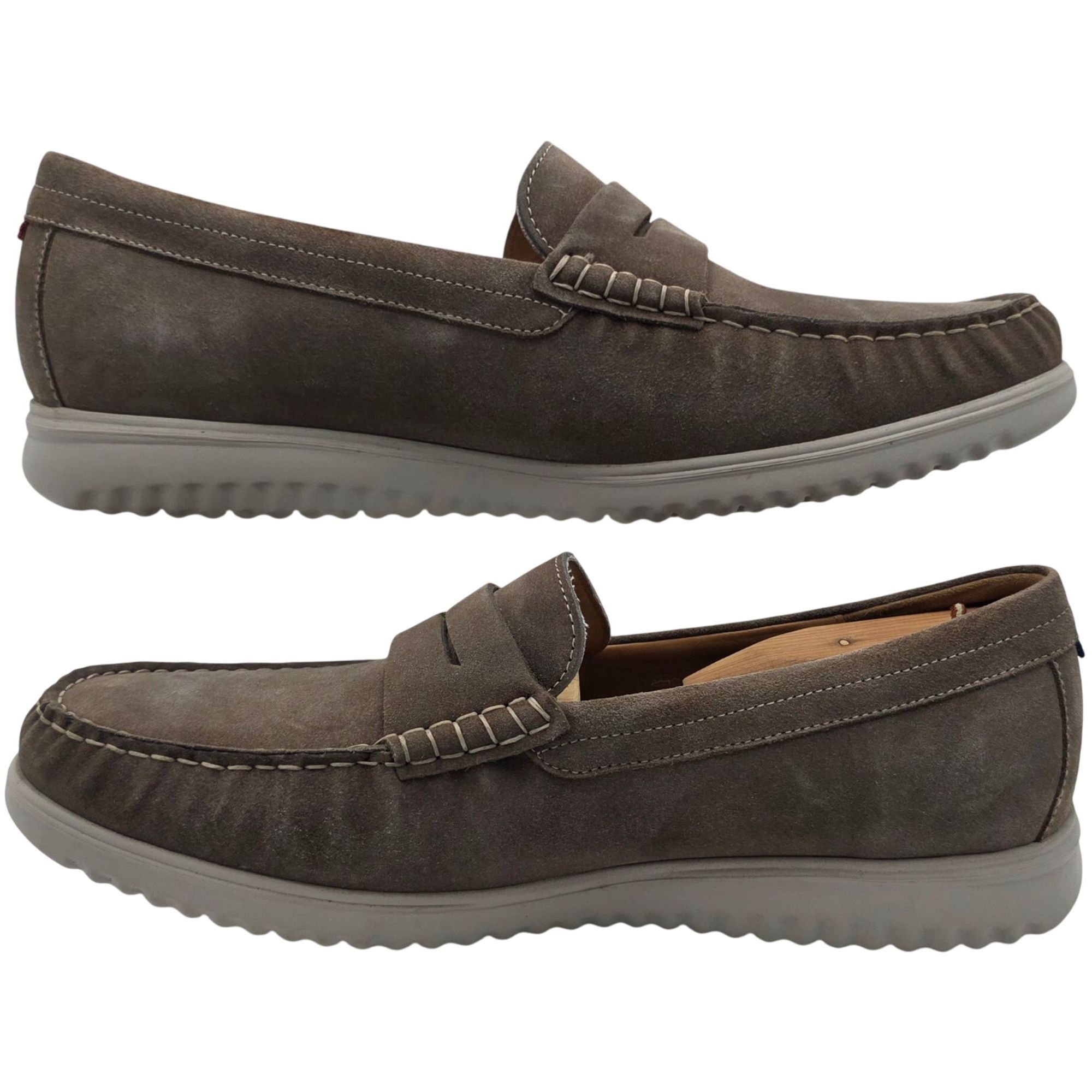 Mephisto Worn once? Mephisto AirJet Men 10.5 Casual Shoes Suede Taupe Size US 10.5 / EU 43-44 - 6 Thumbnail