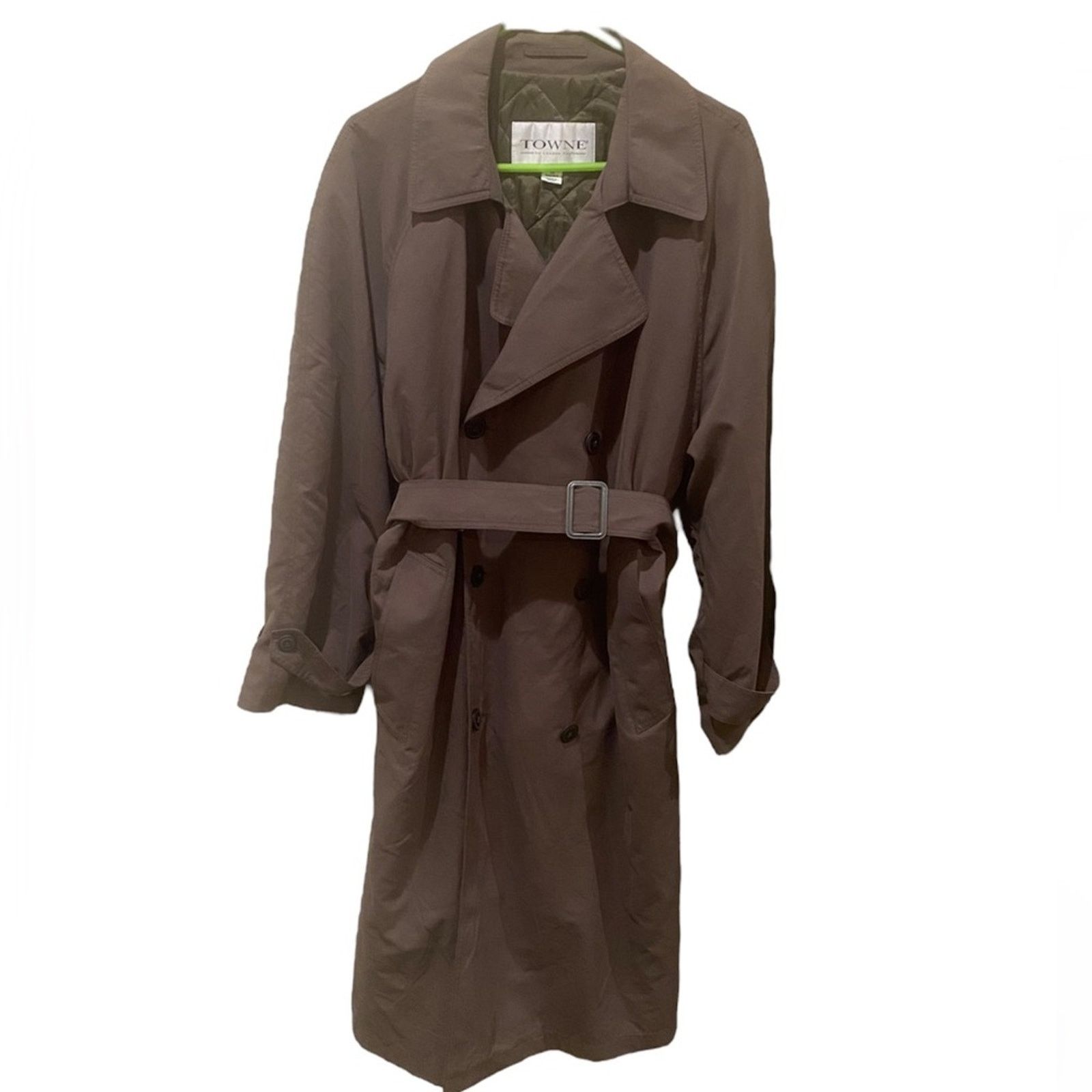 London Fog Men's TOWNE London Fog Raised Twill Double-Breasted Coat 38S Size US S / EU 44-46 / 1 - 1 Thumbnail