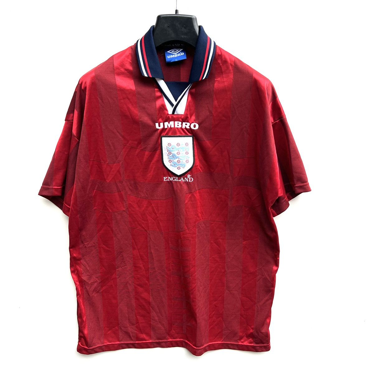 Umbro Umbro England 1997 1998 soccer jersey football shirt Size US XL / EU 56 / 4 - 1 Thumbnail
