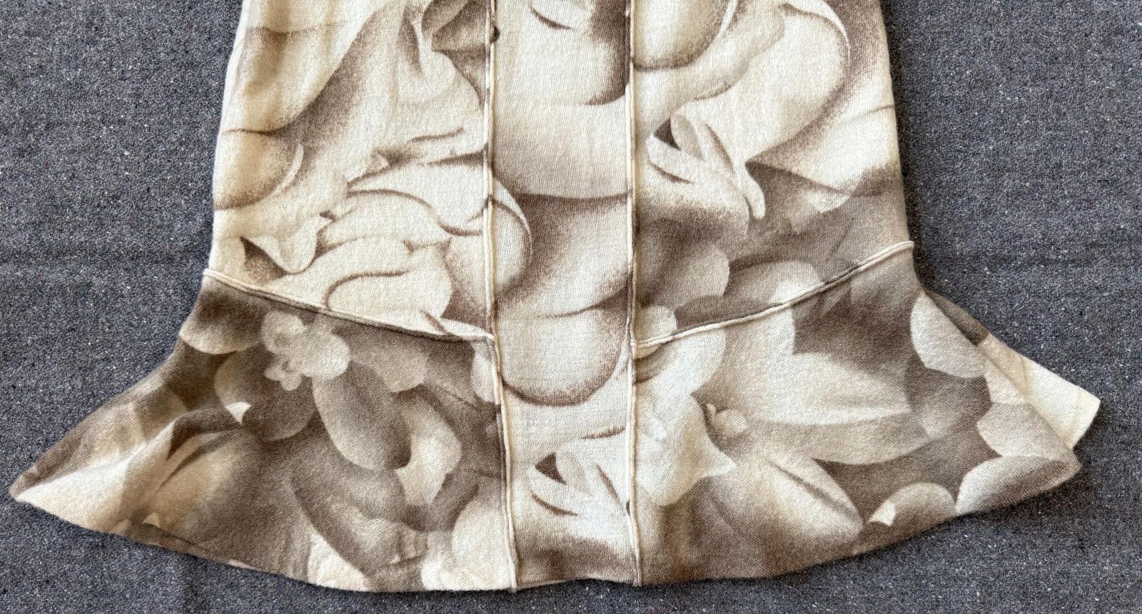 Anthropologie NWT Moth Anthropologie Wool Trumpet Mini Skirt Size 26" / US 2 / IT 38 - 8 Thumbnail