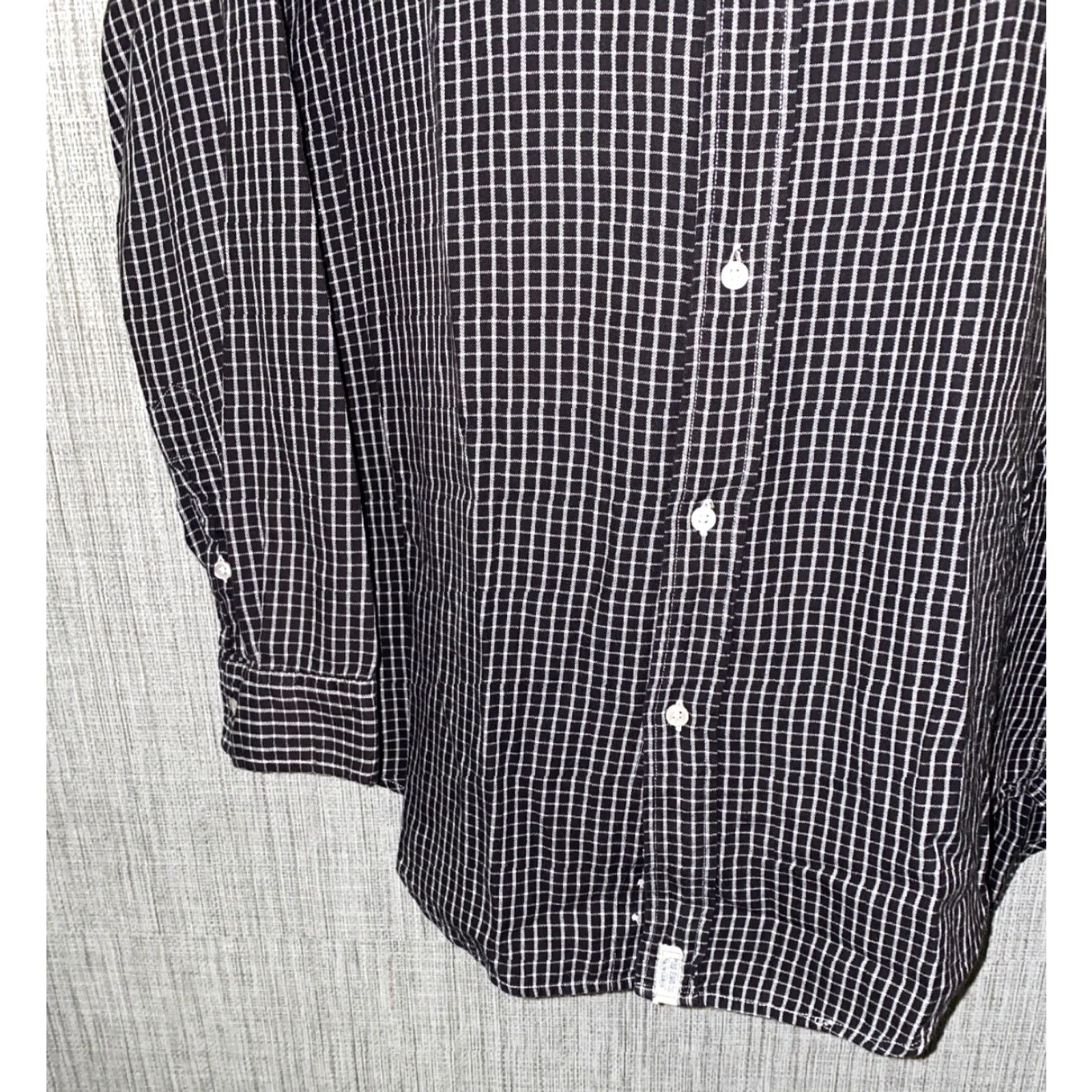 Polo Ralph Lauren Polo Jeans Co Button-Up Shirt Men L Black/White Checkered Long Sleeve Casual Cotton N/A 90s? Colorful Polo Ralph Lauren Mens Size US L / EU 52-54 / 3 - 4 Thumbnail