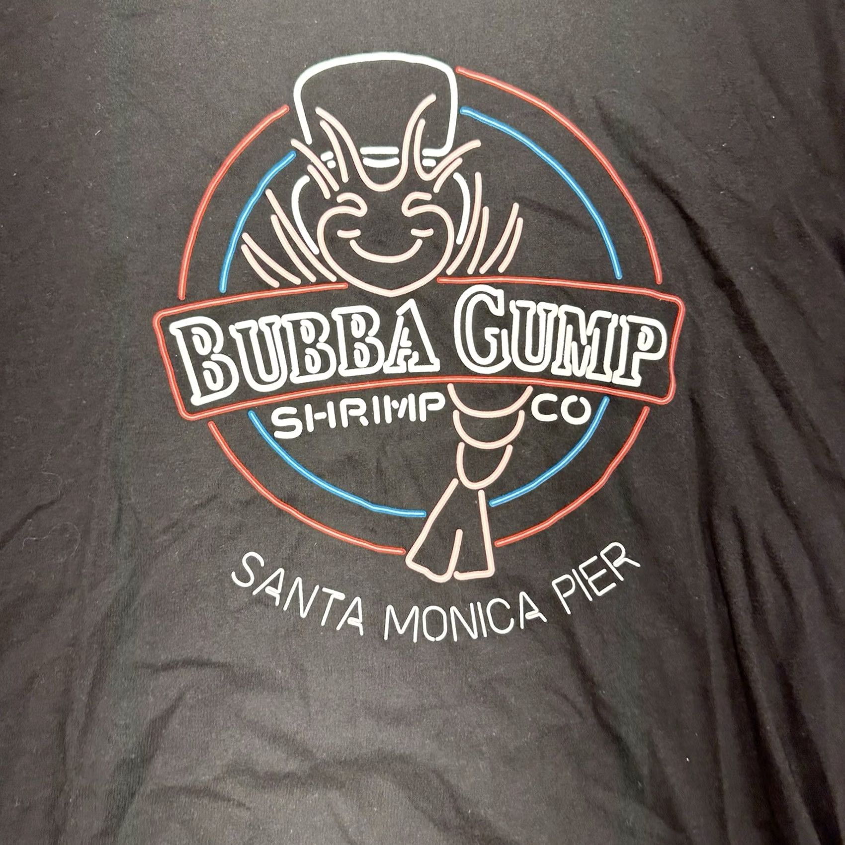 Mitchell & Ness Mitchell & Ness Bubba Gump Shrimp Neon Graphic Black Shirt Mens XL NWT Size US XL / EU 56 / 4 - 7 Thumbnail