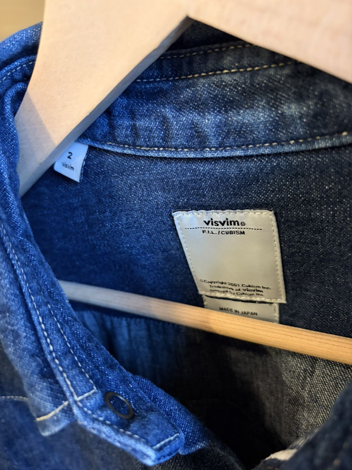 Visvim Visvim denim shirt Small 2 Size US S / EU 44-46 / 1 - 3 Thumbnail