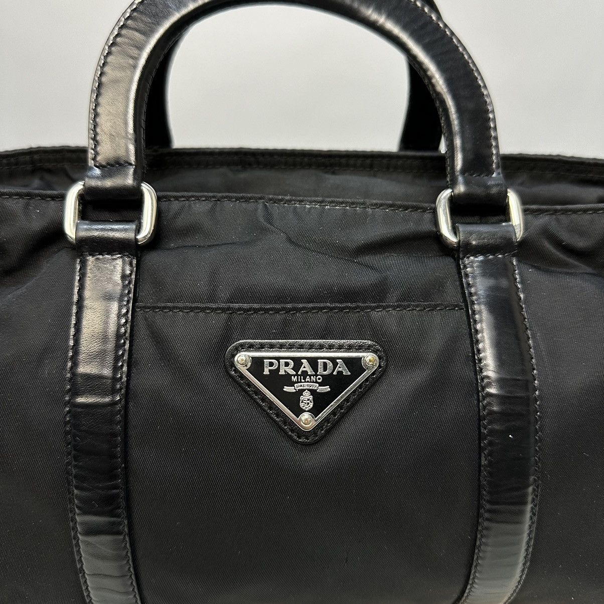 Prada PRADA Hand Bag Nylon 2way Black Auth Size ONE SIZE - 2 Thumbnail