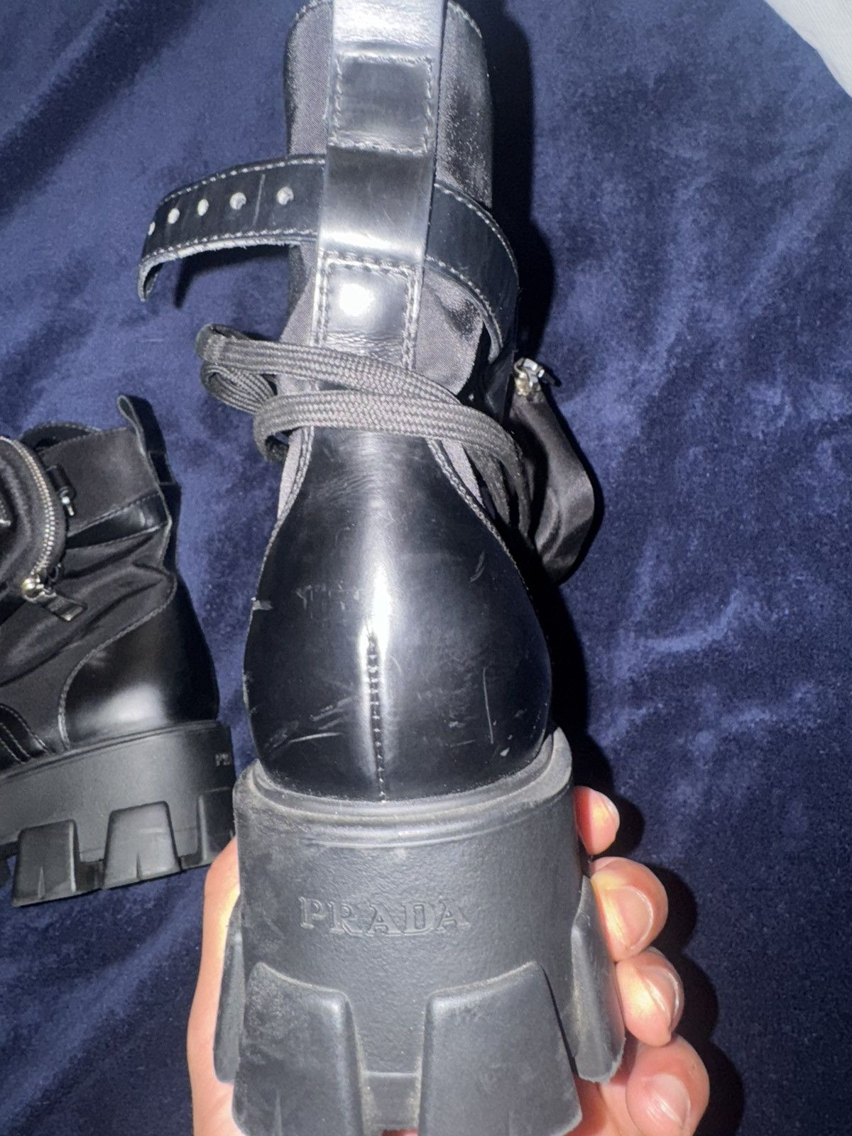 Prada Prada Monolith Re-Nylon Boots w/pouch Size US 8.5 / IT 38.5 - 12 Thumbnail
