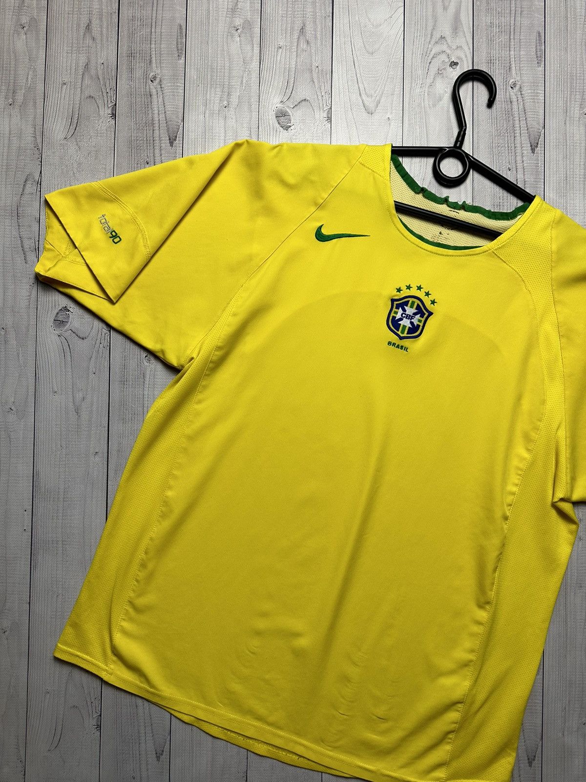 Nike × Vintage Vintage Brazil soccer jersey size L total 90 logo Brasil Size US L / EU 52-54 / 3 - 2 Thumbnail
