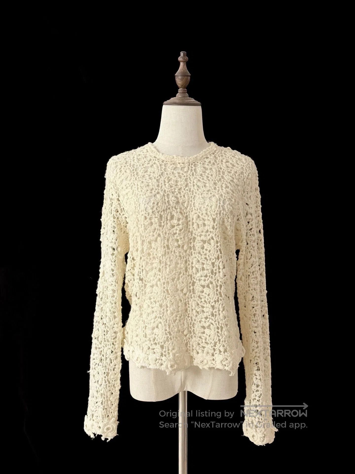 Comme des Garcons Comme des Garçons 1988 Wool Crochet Top. Size M / US 6-8 / IT 42-44 - 6 Thumbnail