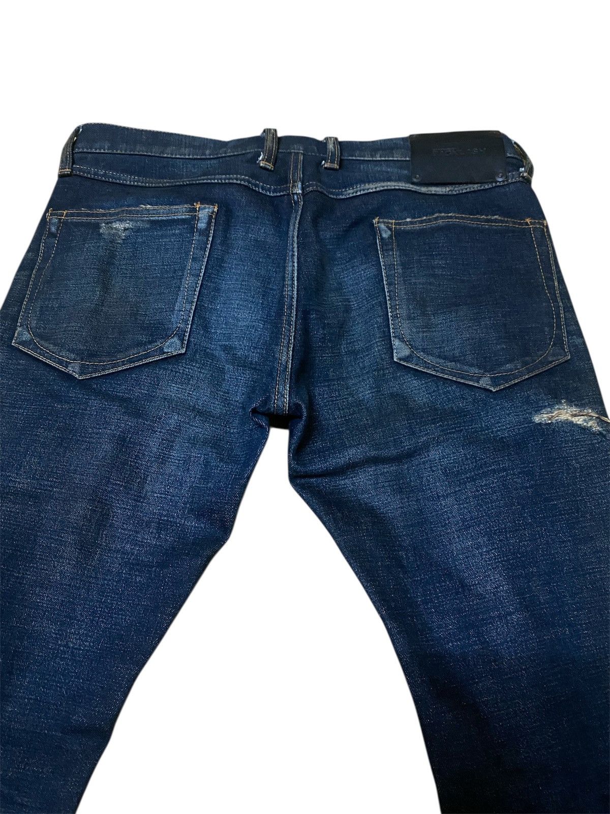 Isamu Katayama Backlash Isamu Katayama Damage Distressed Rugged Skinny Japan Denim Size US 32 / EU 48 - 4 Thumbnail