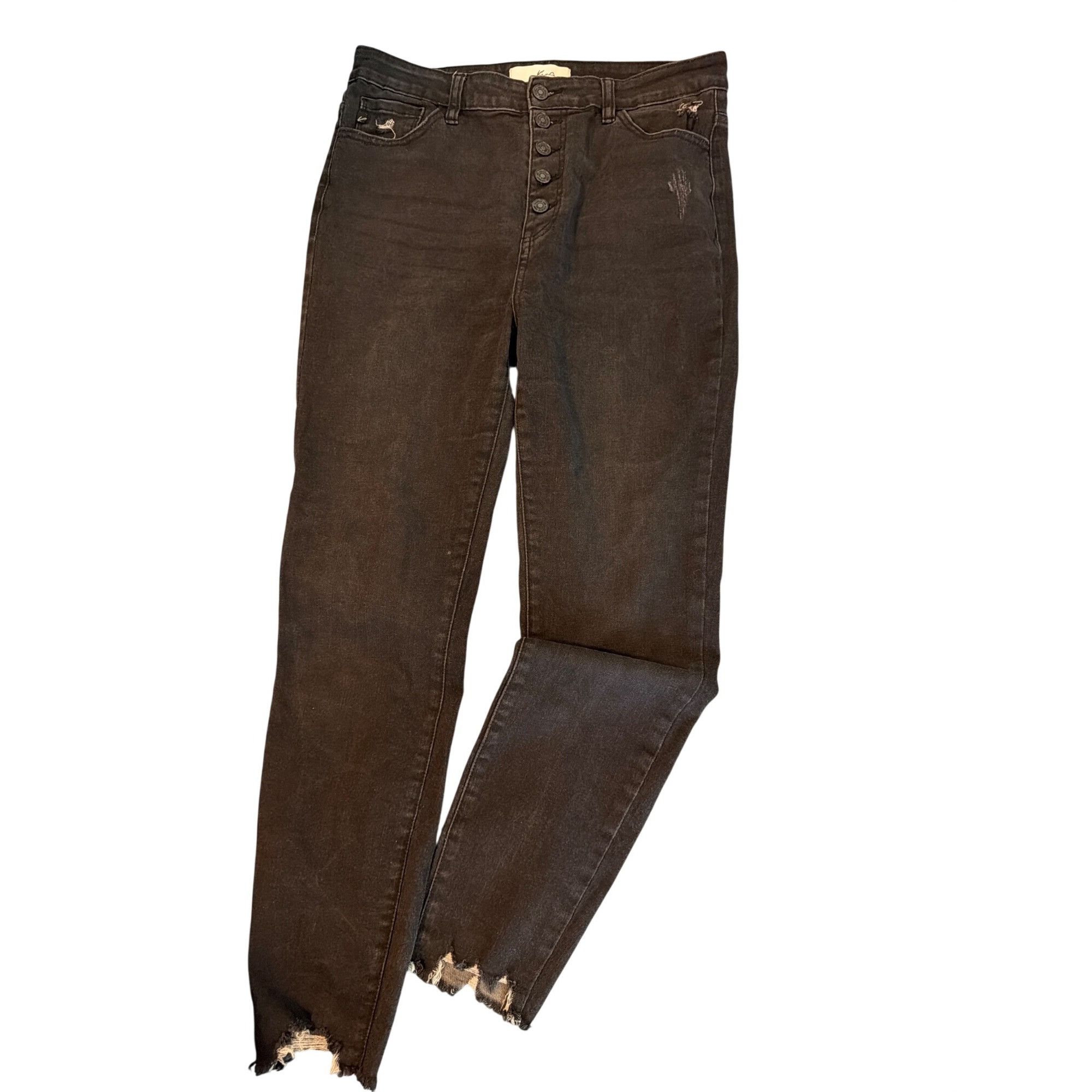Other KanCan High Waist Distressed Black Skinny Jeans Exposed Butt Size 30" / US 8 / IT 44 - 1 Thumbnail