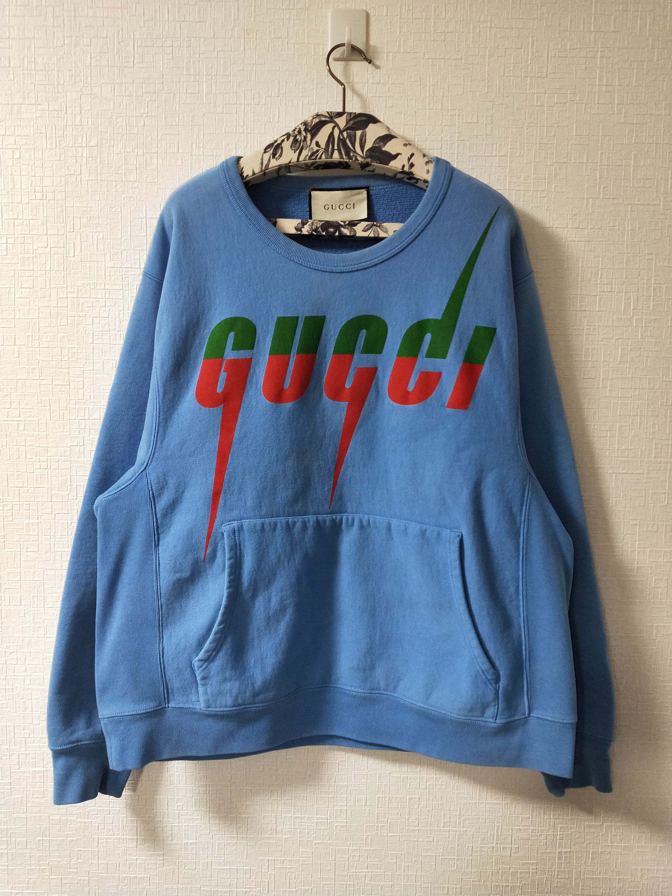 Gucci Blade Logo Sweatshirt Size US L / EU 52-54 / 3 - 1 Thumbnail