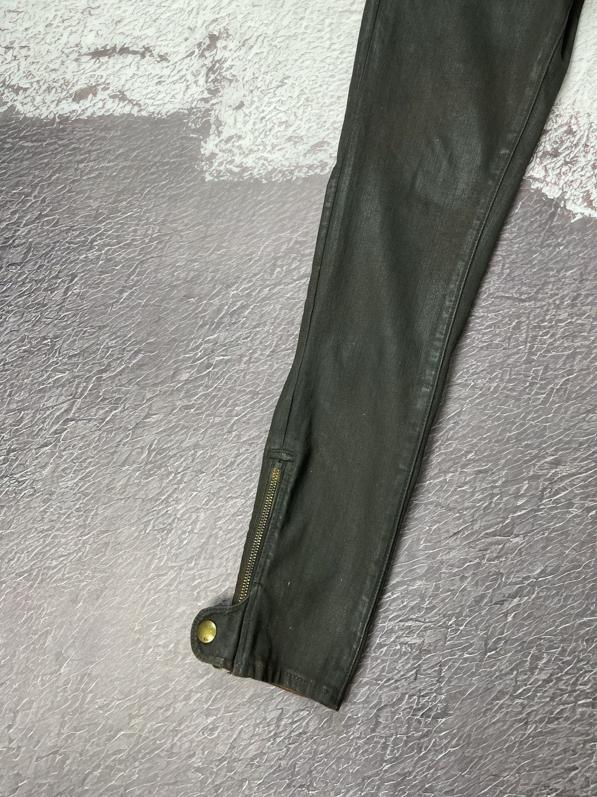 Polo Ralph Lauren Polo Ralph Lauren Talon zipper waxed style jeans pants Size 29" - 5 Thumbnail