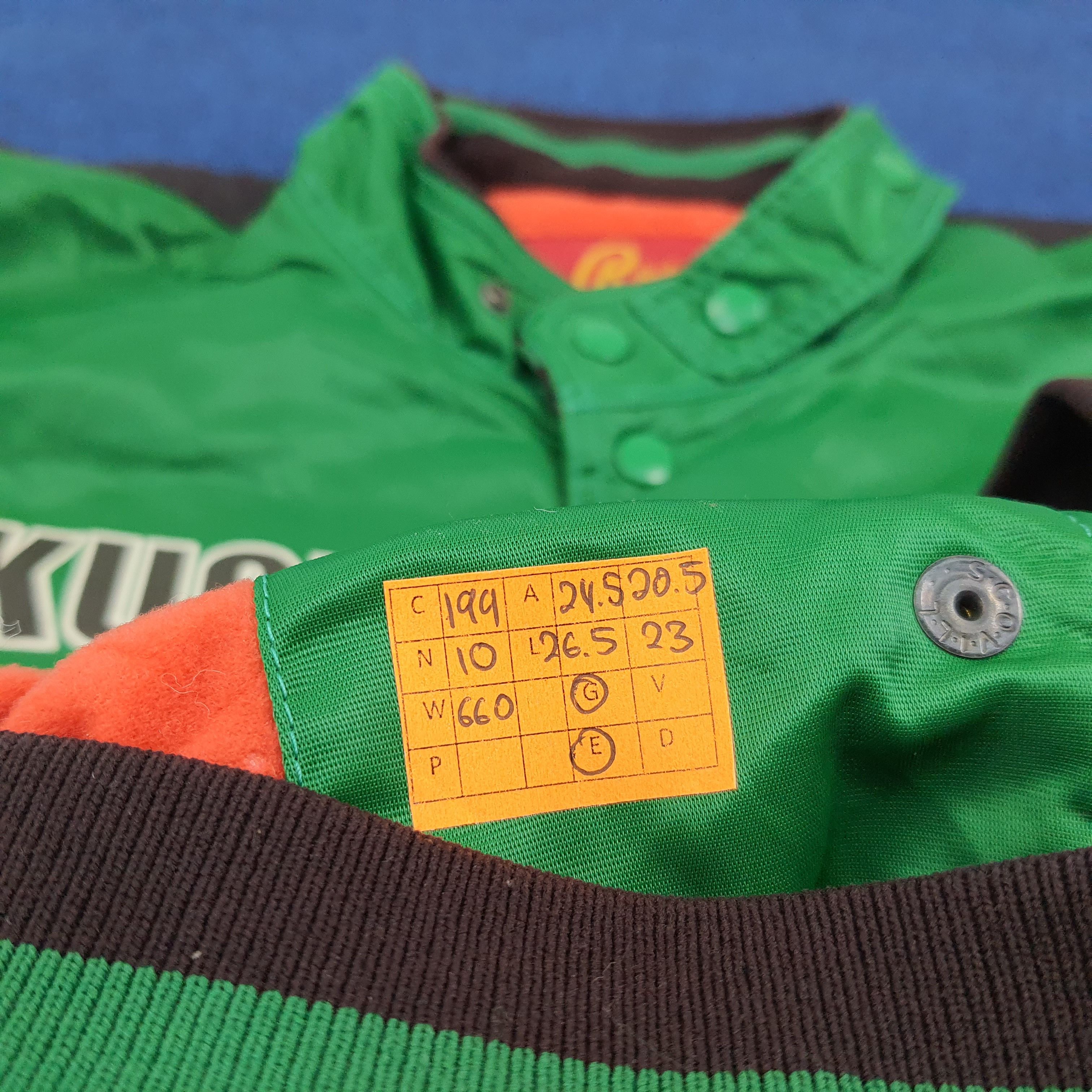 Japanese Brand × Vintage Vintage ASICS Fukuoka Daiei Hawk Baseball Team Jacket Size US L / EU 52-54 / 3 - 8 Thumbnail