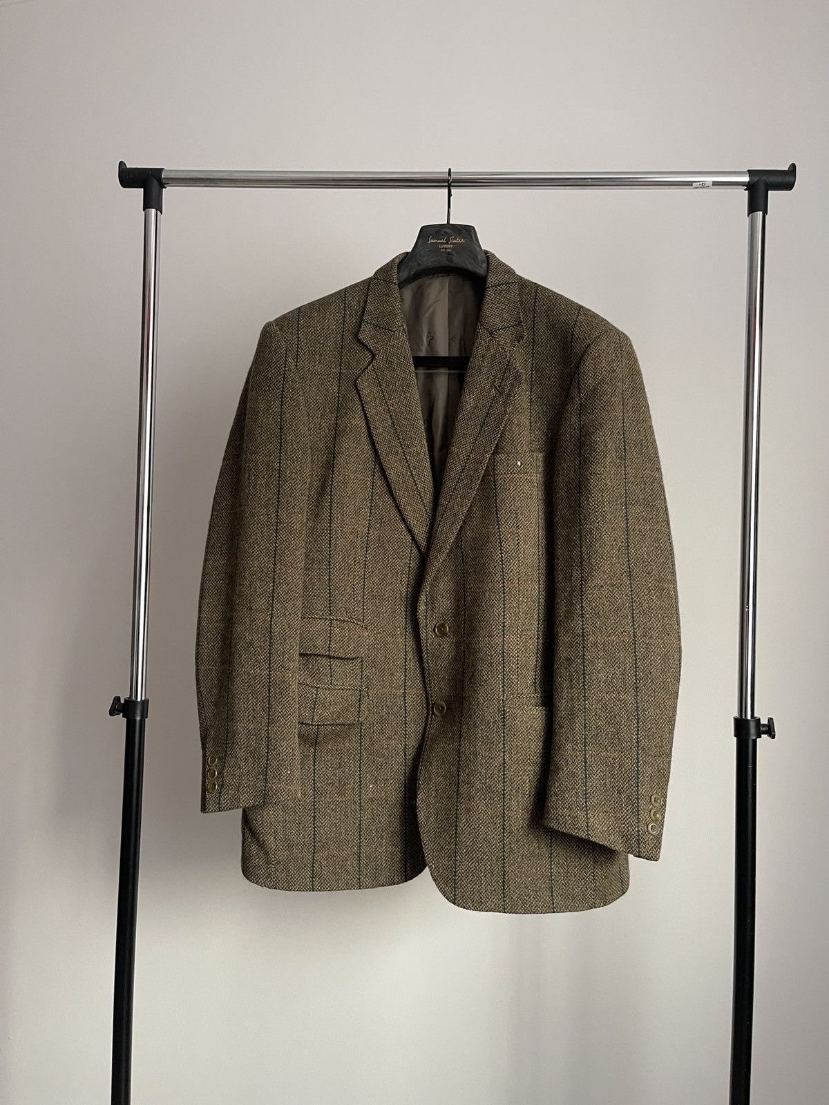 Vintage 🔥Vintage DAKS tweed blazer RARE sport coat classic jacket Size 42R - 1 Thumbnail
