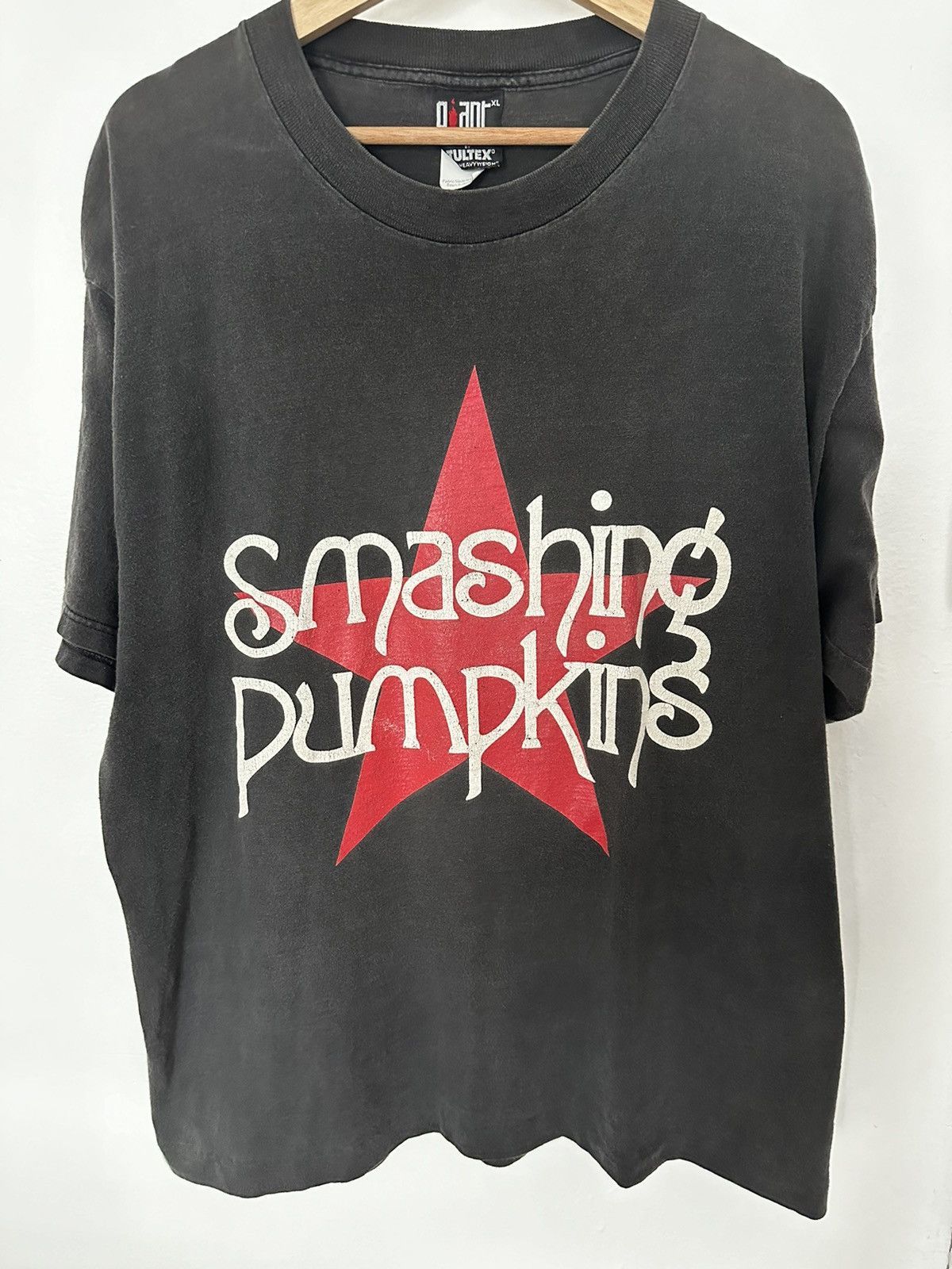 image of Vintage 90's Smashing Pumpkins Just Say Maybe in Black, Men's (Size XL)