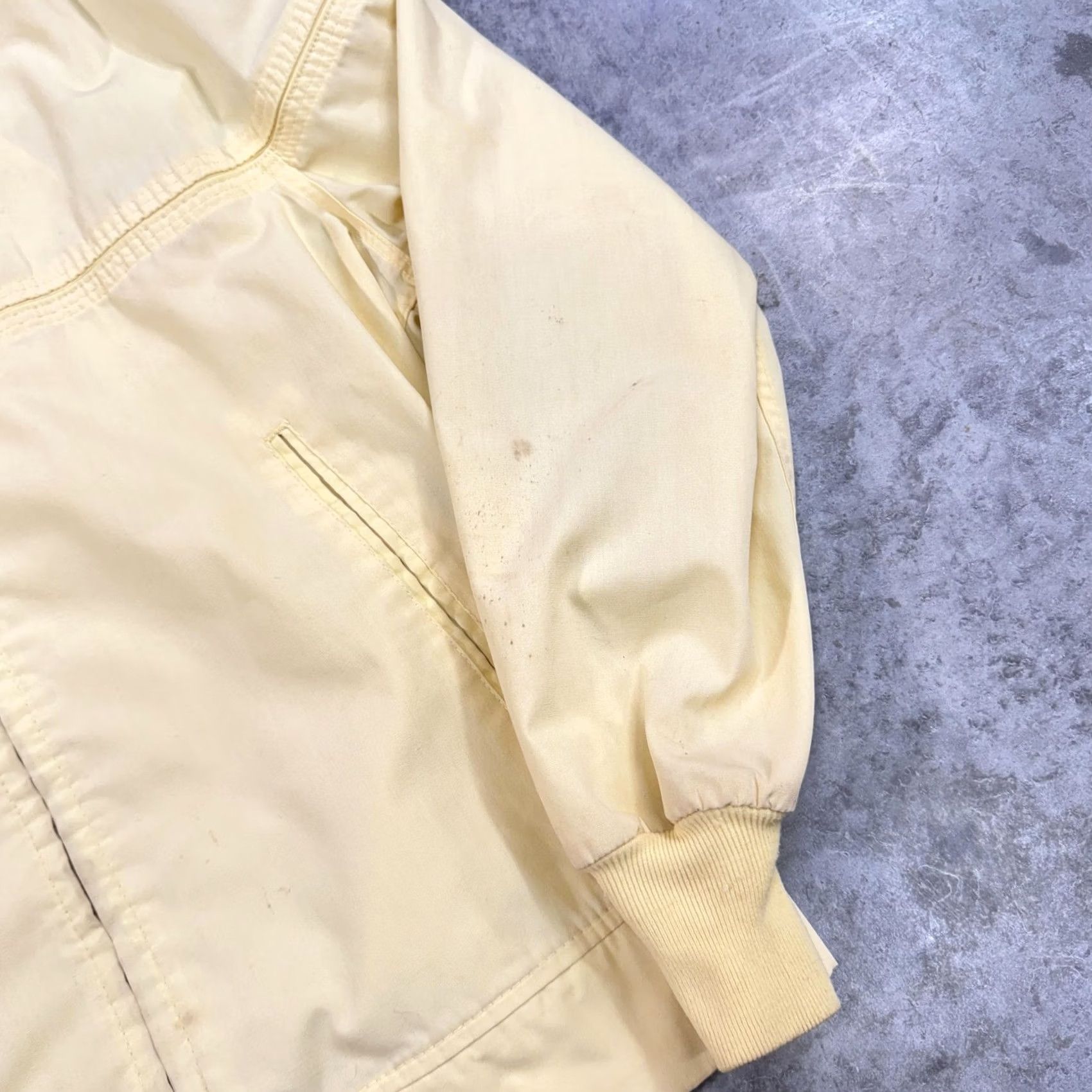 Sears Vintage Sears Jacket Mens M Yellow Zip Up Bomber Windbreaker 80s Outerwear Size US M / EU 48-50 / 2 - 2 Thumbnail