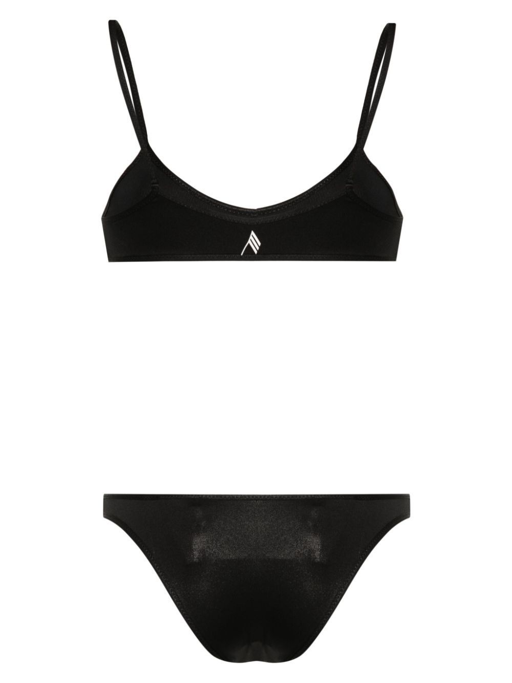 The Attico o1mle0525 Size: M / Wet Effect Bikini Set in Black Size ONE SIZE - 3 Thumbnail