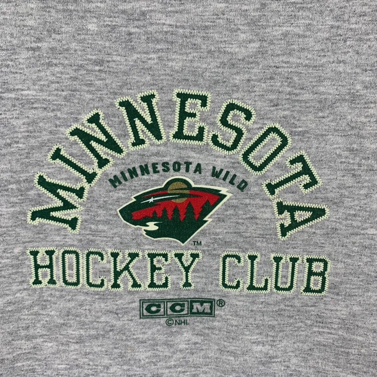 Vintage Vintage MINNESOTA WILD CCM Hockey Club NHL Sweatshirt Size M / US 6-8 / IT 42-44 - 3 Thumbnail