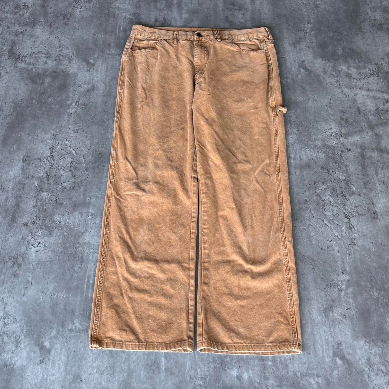 Carhartt × Dickies × Vintage Vintage Y2K Carhartt Style Carpenter Skater Streetwear Pants Size US 34 / EU 50 - 2 Thumbnail