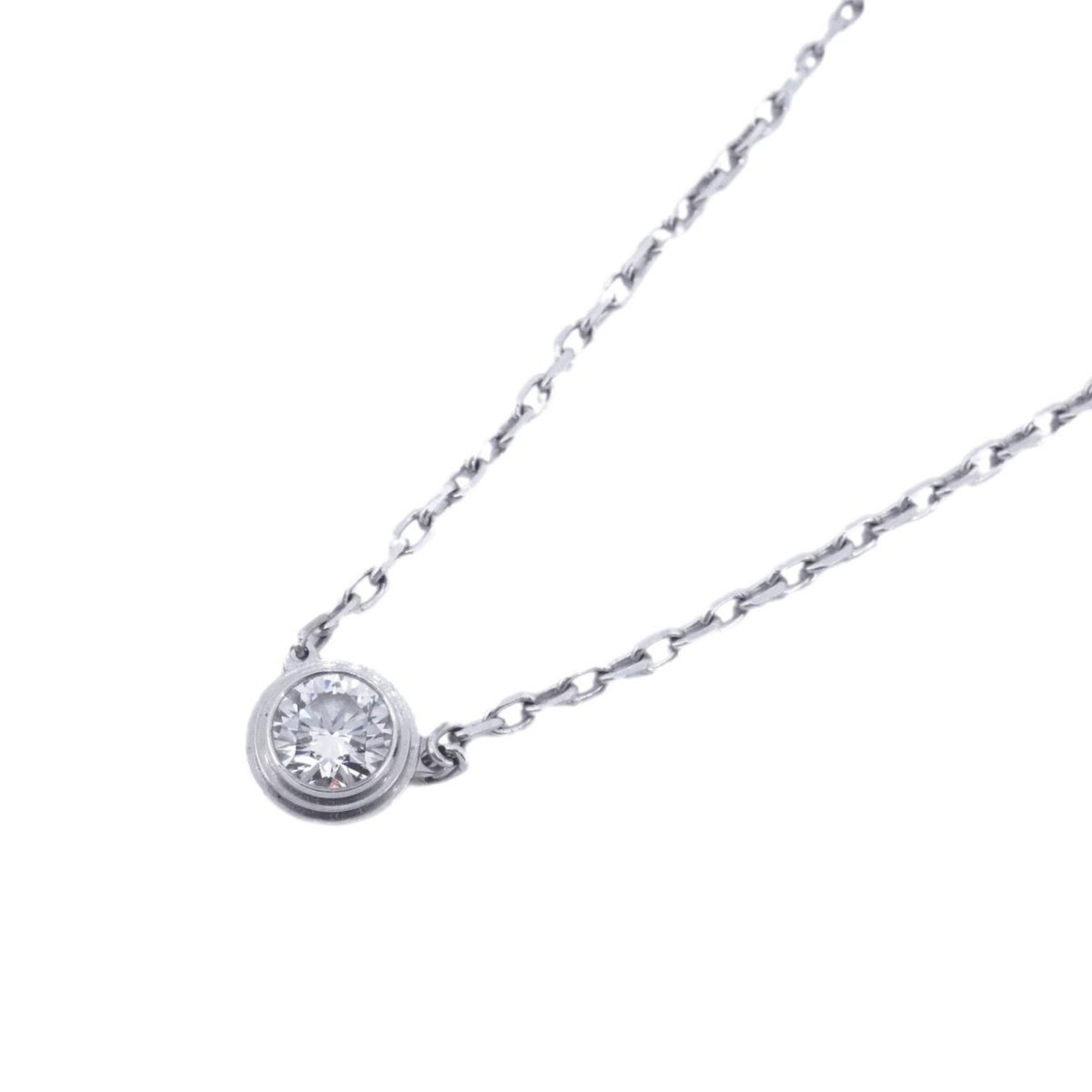 image of Cartier Necklace Amour Diamant Legend 1Pd Diamond K18Wg White Gold Ladies, Women's