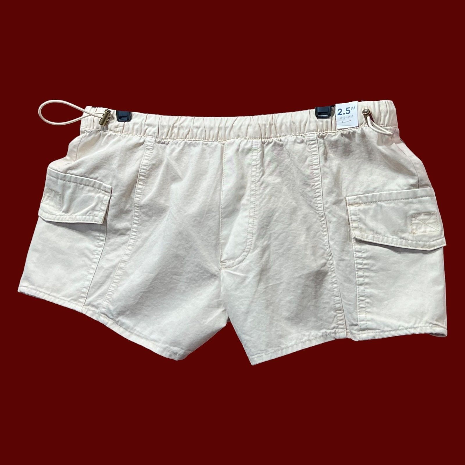Arizona Jean Co. Arizona - Women's Low Rise Pull-On Short Juniors - Beige - S Size 30" / US 8 / IT 44 - 16 Thumbnail