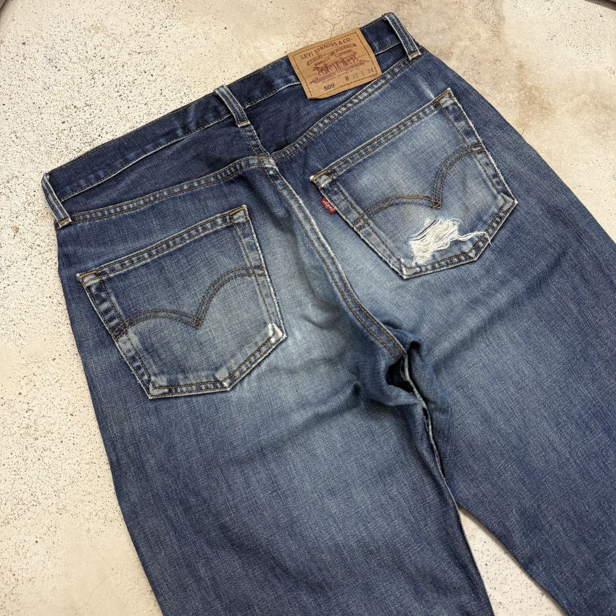 Levi's Vintage 98’s Levis 509 Distressed Buttonfly Denim Pants Size US 33 - 13 Thumbnail