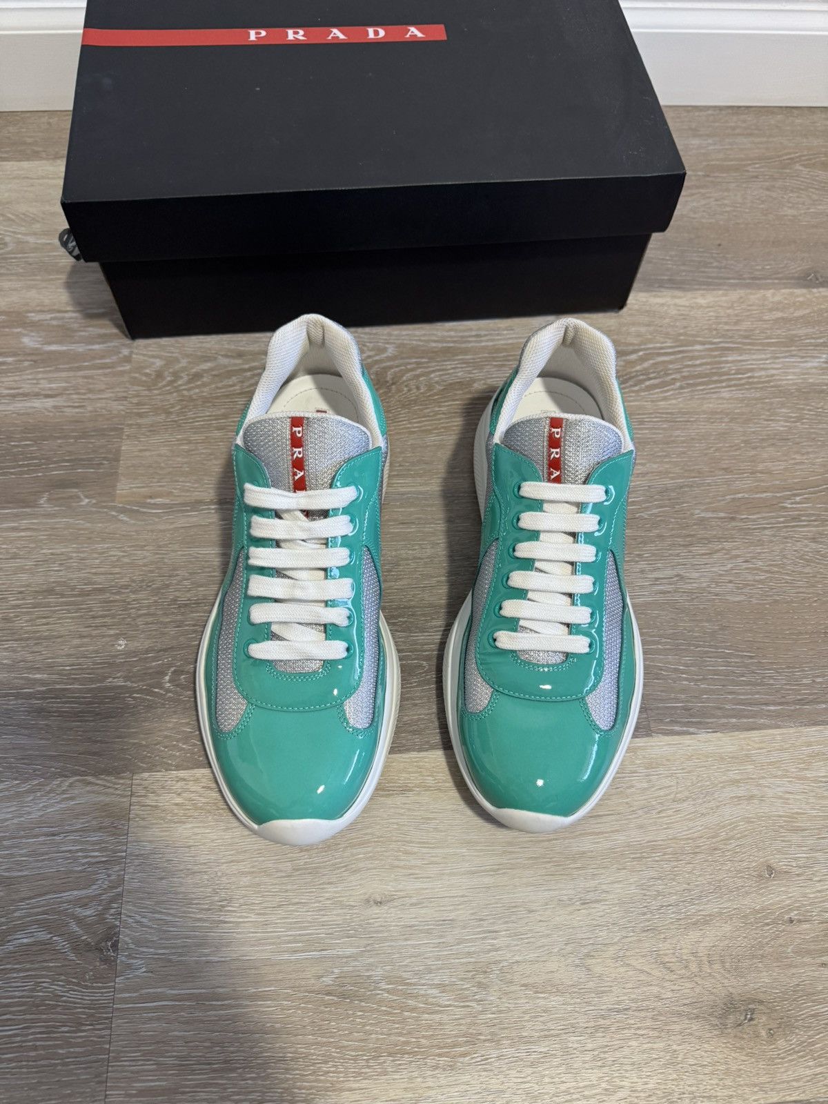 Prada Turquoise Prada American cup Size US 10 / EU 43 - 2 Thumbnail