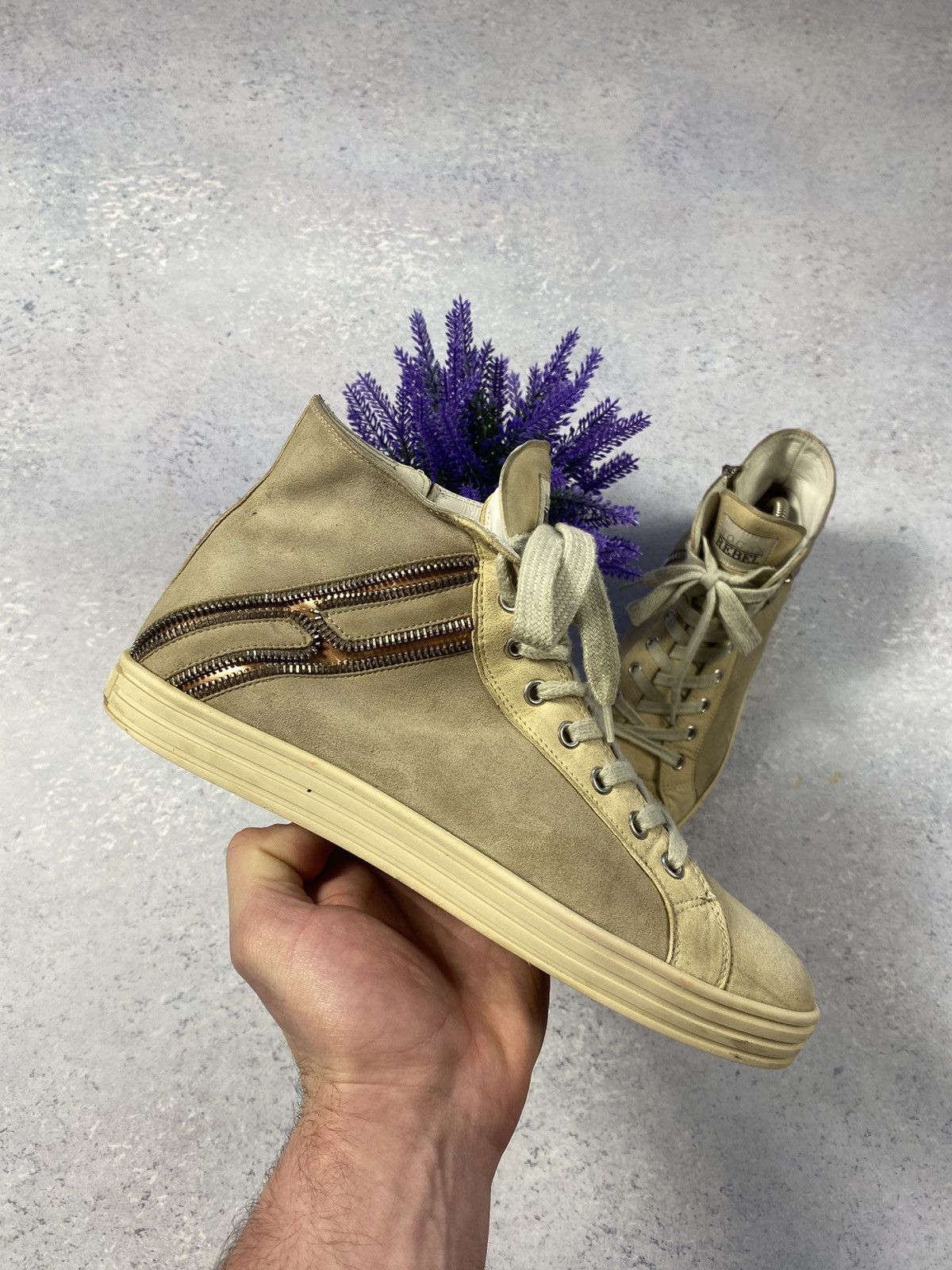 Hogan Hogan Women’s Hi Top Sneakers Size EUR 40 Size US 10 / IT 40 - 1 Thumbnail