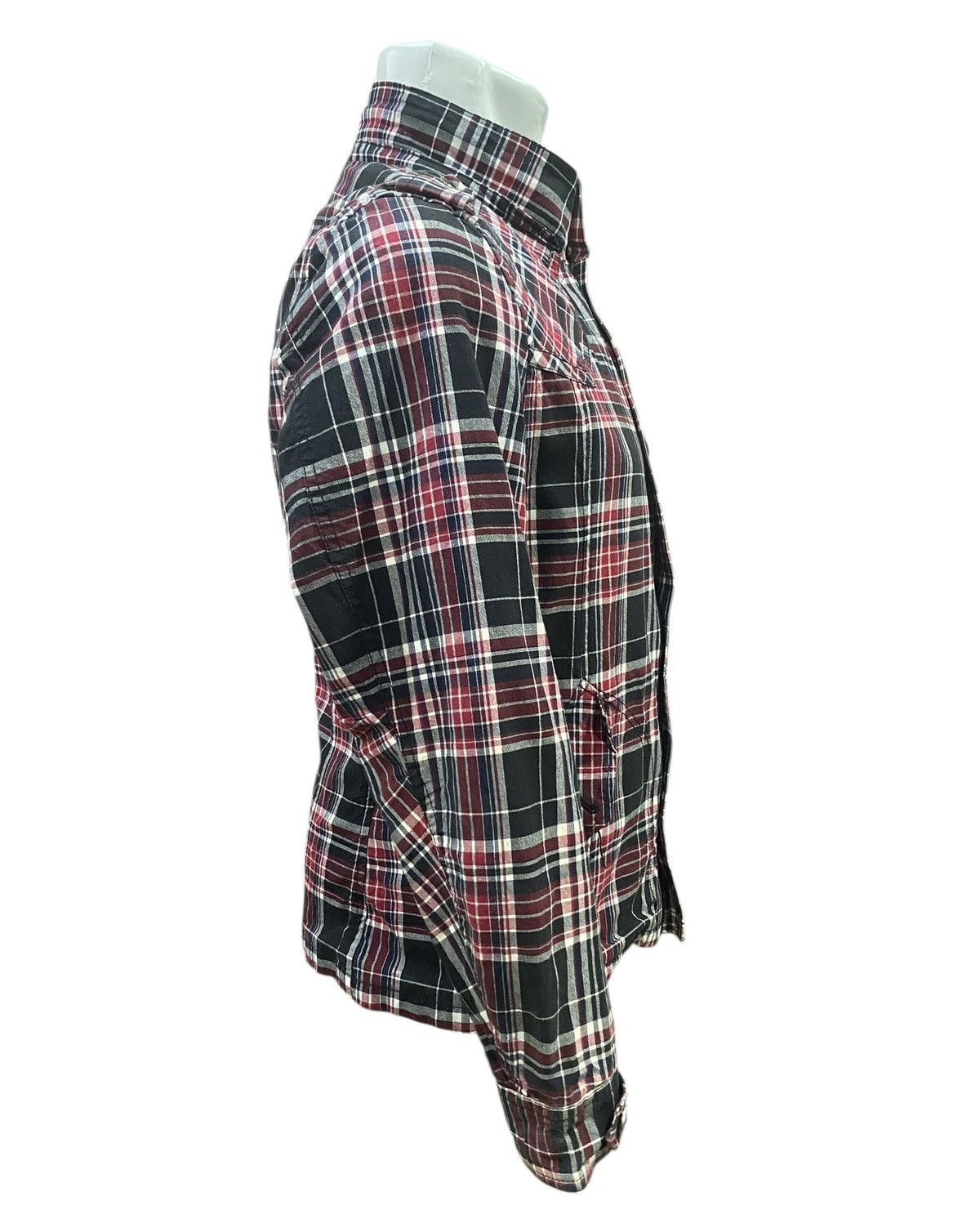 Japanese Brand KLEIN PLUS Homme Checkered Jacket Zipper Size US XXS / EU 40 - 8 Thumbnail