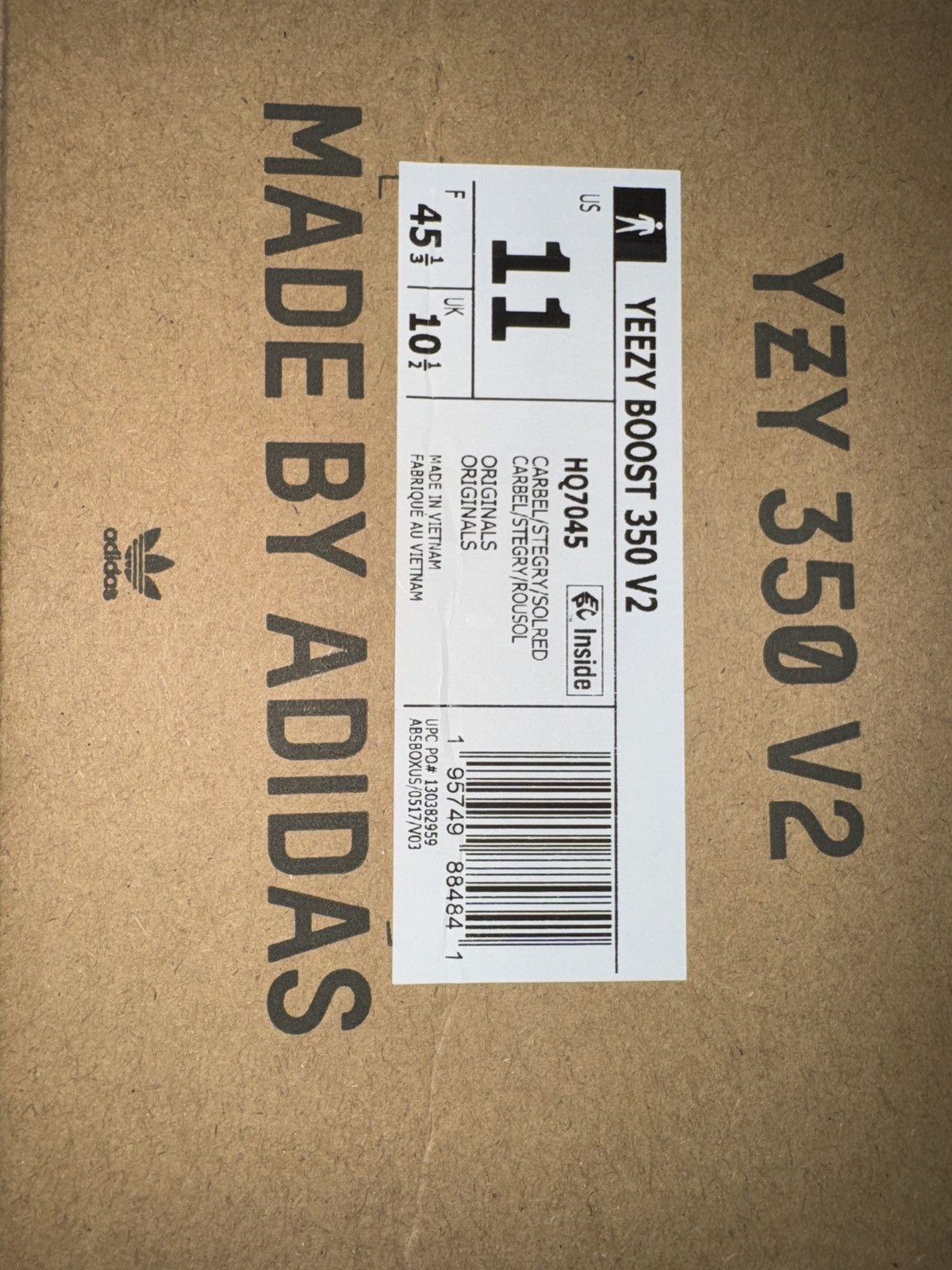 Adidas × Yeezy Carbon Beluga 350 V2 Size US 11 / EU 44 - 12 Thumbnail
