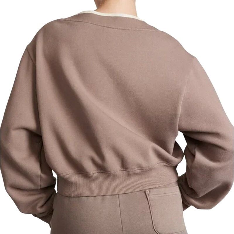Victoria's Secret Victoria's Secret PINK Fleece V-Neck Pullover in Iced Coffee Size XL / US 12-14 / IT 48-50 - 3 Thumbnail