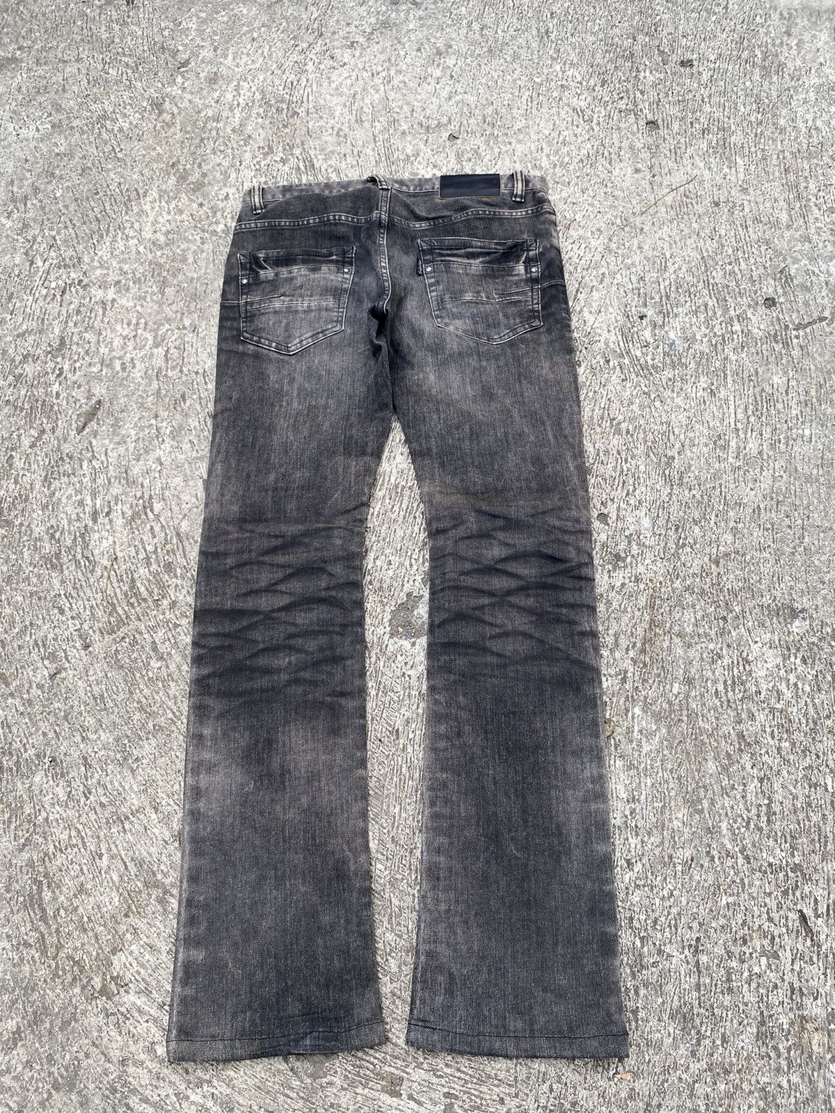 If Six Was Nine × Le Grande Bleu (L.G.B.) × Tornado Mart Tornado mart acid wash black denim pants Size US 32 / EU 48 - 3 Thumbnail