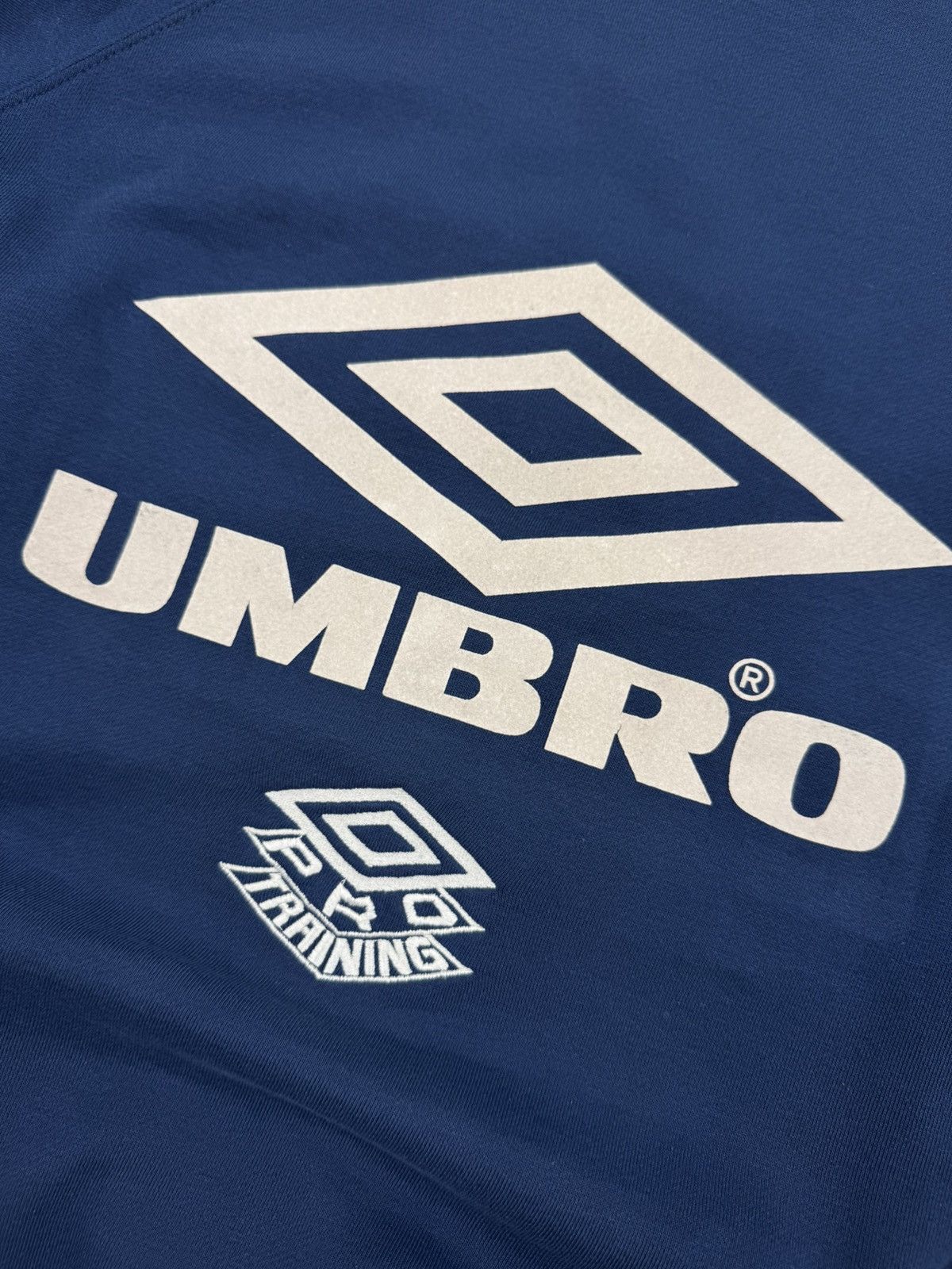 Umbro × Vintage 1990’s Vintage Distressed Umbro Pro Training Sweatshirt Size US L / EU 52-54 / 3 - 15 Thumbnail