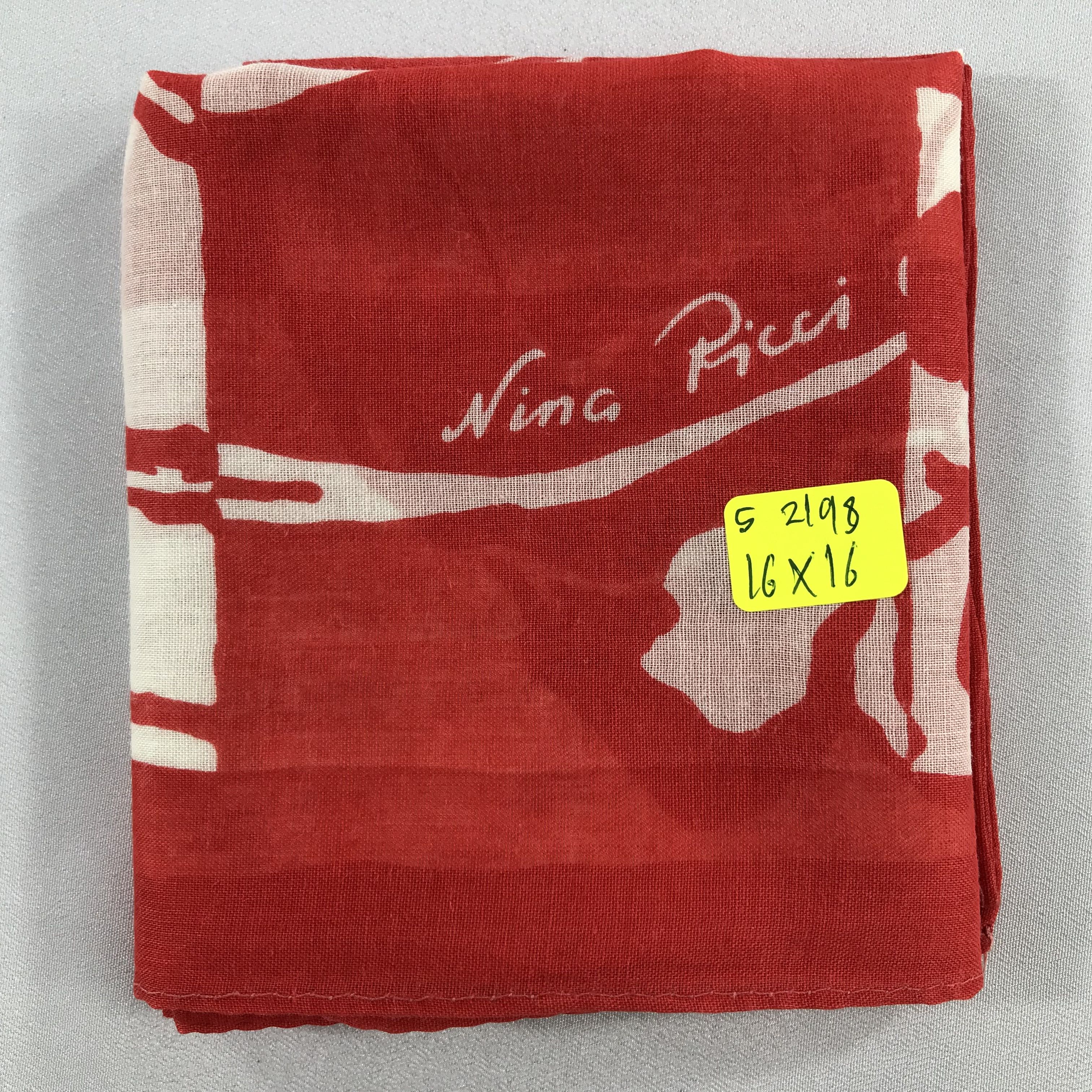 Nina Ricci × Vintage Nina Ricci Bandana / Handkerchief / Neckerchief - S2198 Size ONE SIZE - 5 Thumbnail