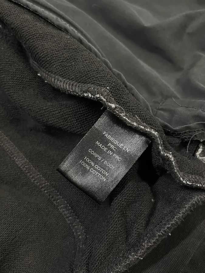 Balmain Balmain Black Cotton Quilted Biker Zip Hoodie Size US S / EU 44-46 / 1 - 10 Thumbnail