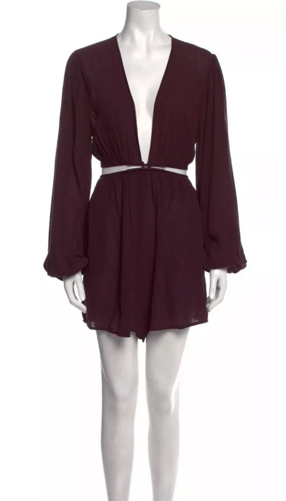 Zimmermann Zimmermann Jumpsuit Plunge Neckline Romper Size S Small Size S / US 4 / IT 40 - 1 Thumbnail