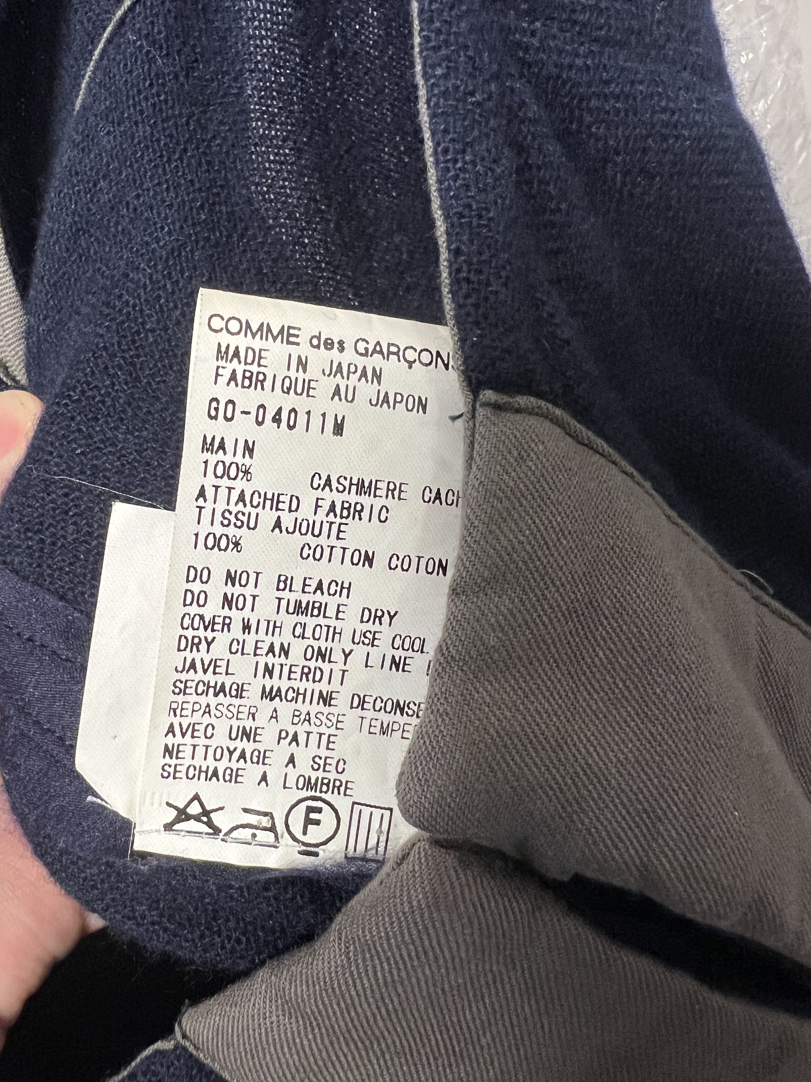 Comme des Garcons AW 1998 “Inside Out” Deconstructed Wool Runway Dress Size M / US 6-8 / IT 42-44 - 11 Thumbnail