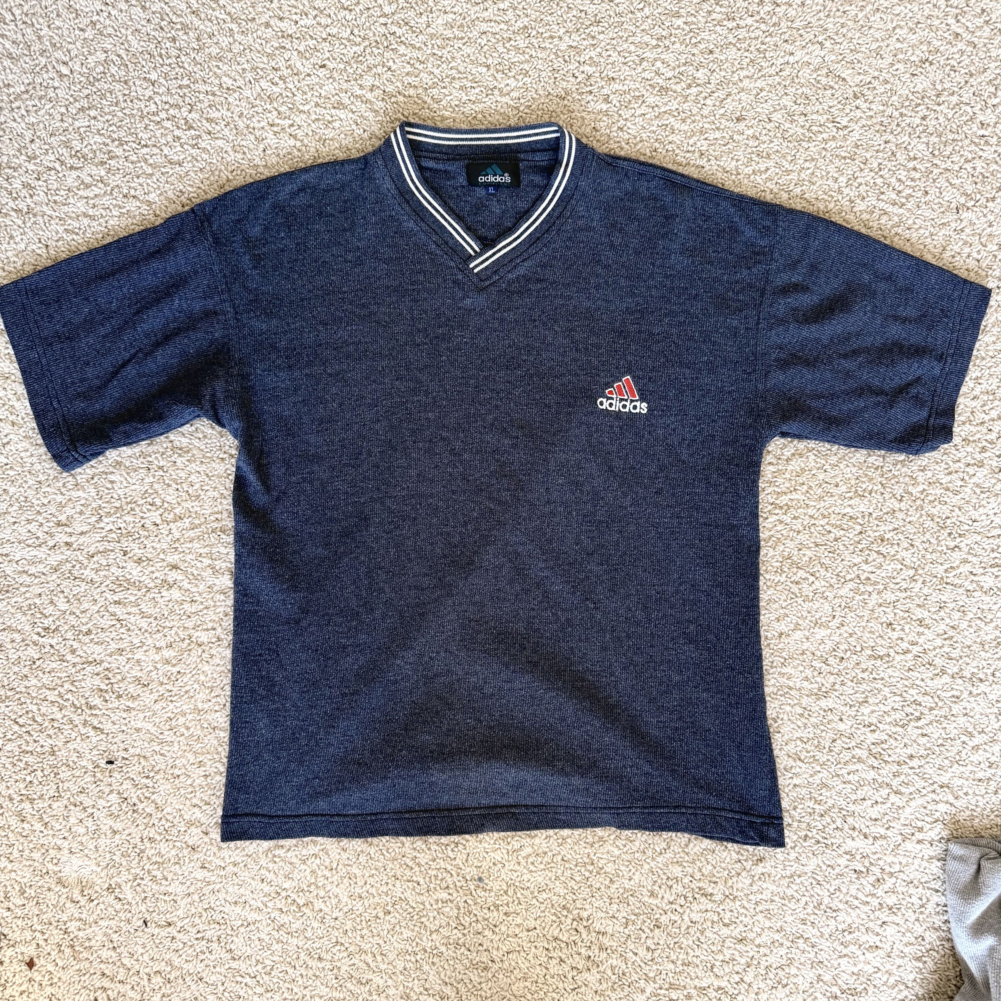 Adidas Vintage Adidas Knit Jersey Size US XL / EU 56 / 4 - 1 Thumbnail