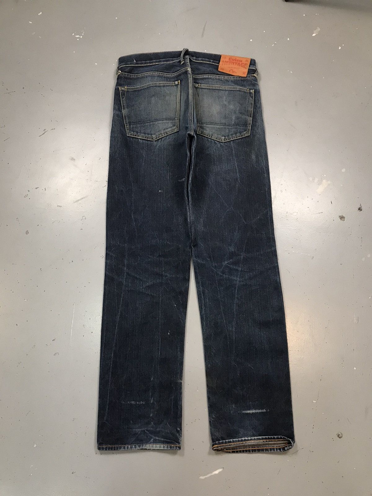 Evisu Rare Vintage Evisu salvage straight fit denim Size US 34 / EU 50 - 1 Thumbnail