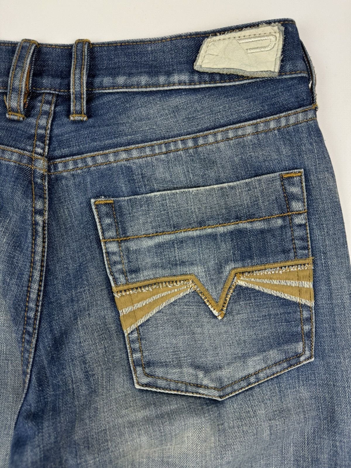 Diesel Y2K Vintage Diesel Cardiel Ripped Blue Jeans Made in Italy Size US 32 / EU 48 - 14 Thumbnail