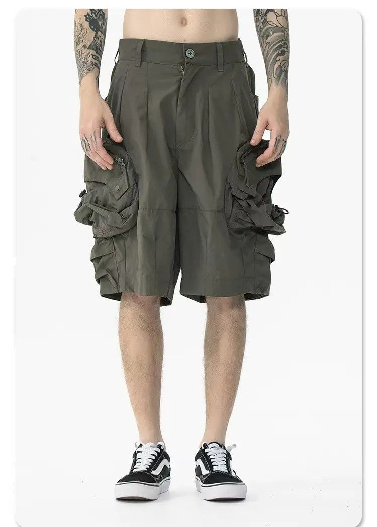 Designer × Japanese Brand Vintage Hip Hop Street Comfort Loose Casual Shorts Size US 33 - 2 Thumbnail
