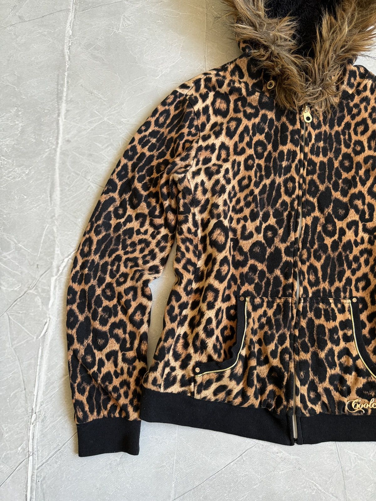Hysteric Glamour Y2k Faux Fur Leopard Zip Hoodie If Six Was Nine LGB Style Size M / US 6-8 / IT 42-44 - 3 Thumbnail