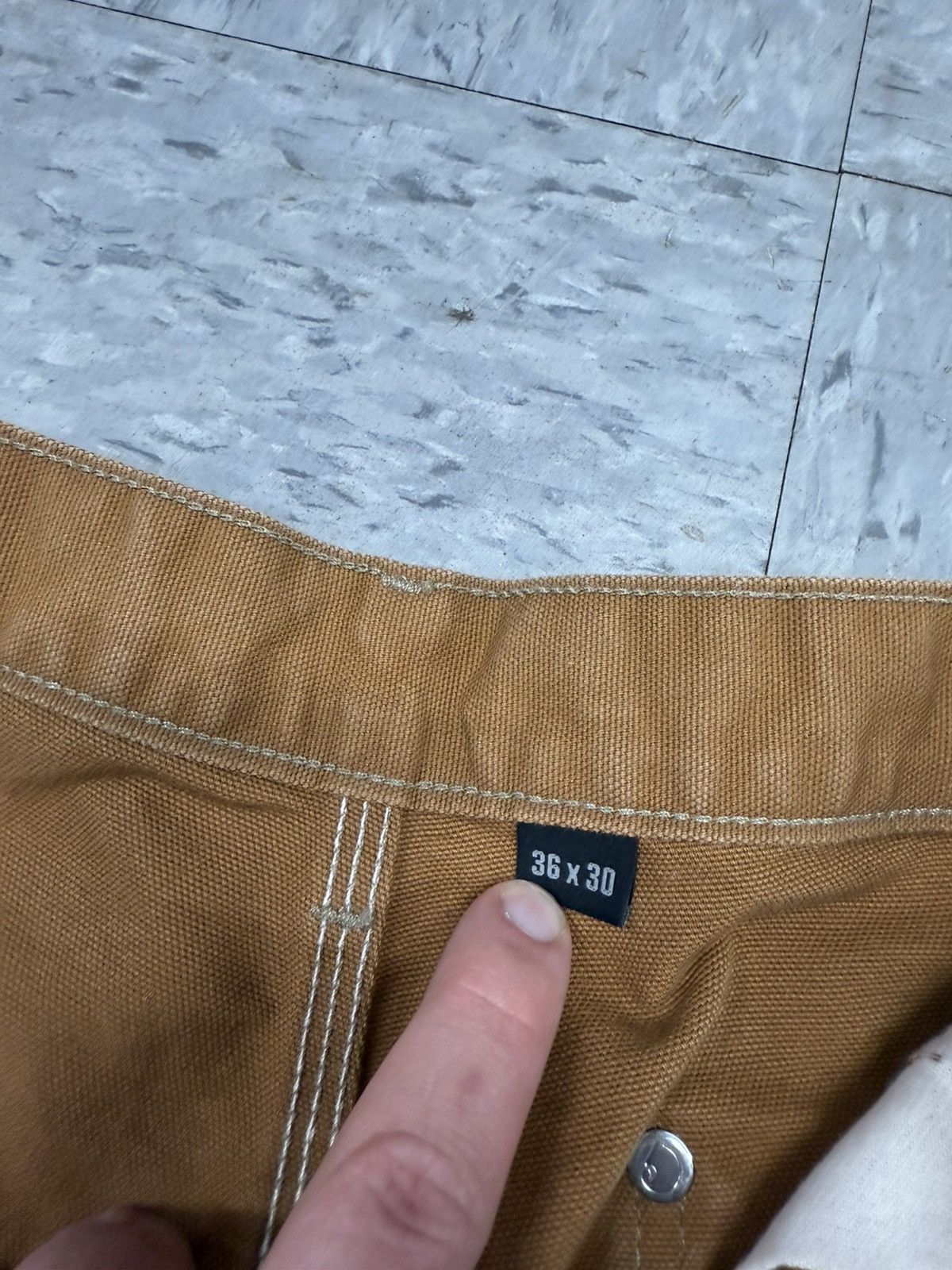 Carhartt Brown / Tan Carhartt Double Knees Size US 36 / EU 52 - 3 Thumbnail