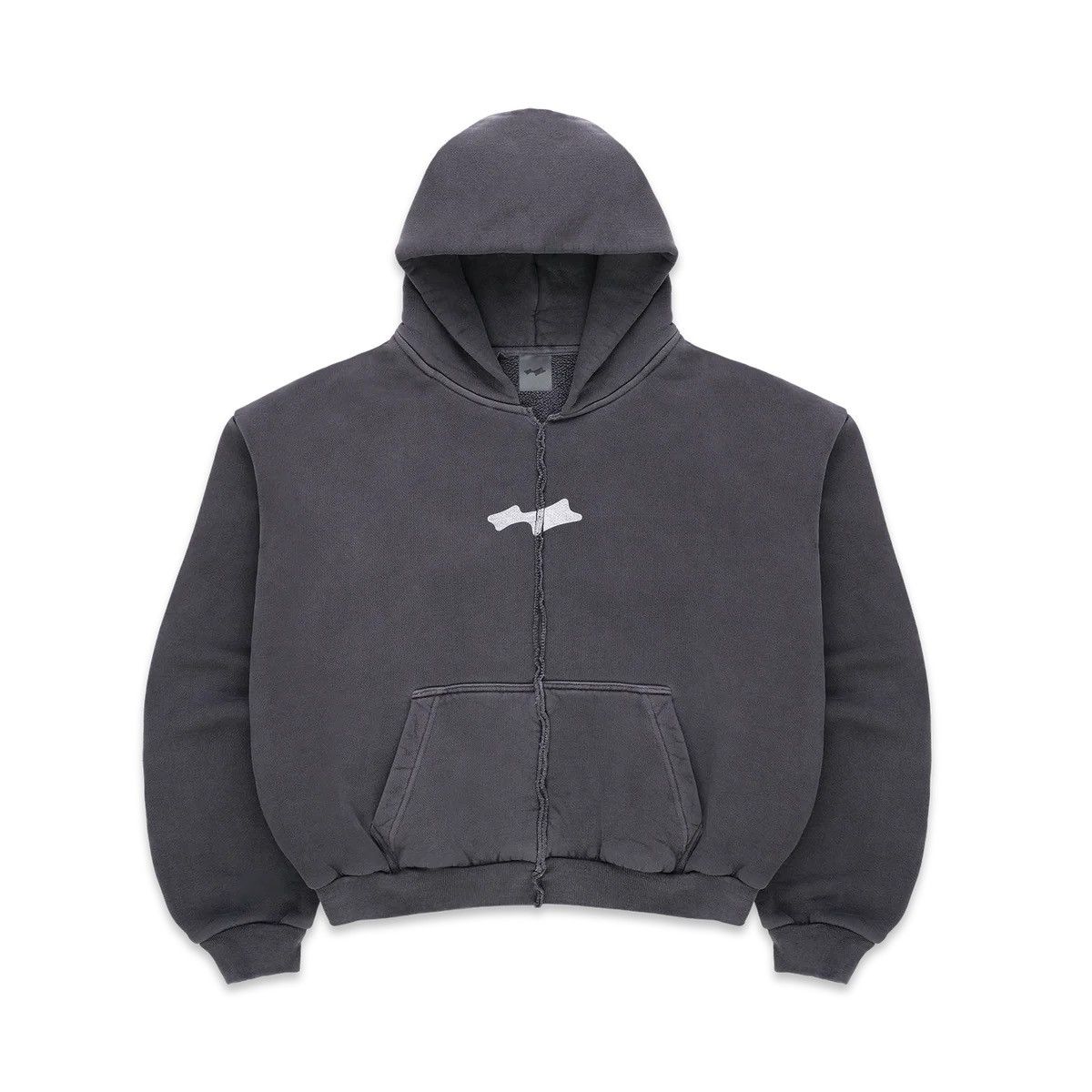 SKYLRK SKYLRK Zip Blue Hoodie | Grailed