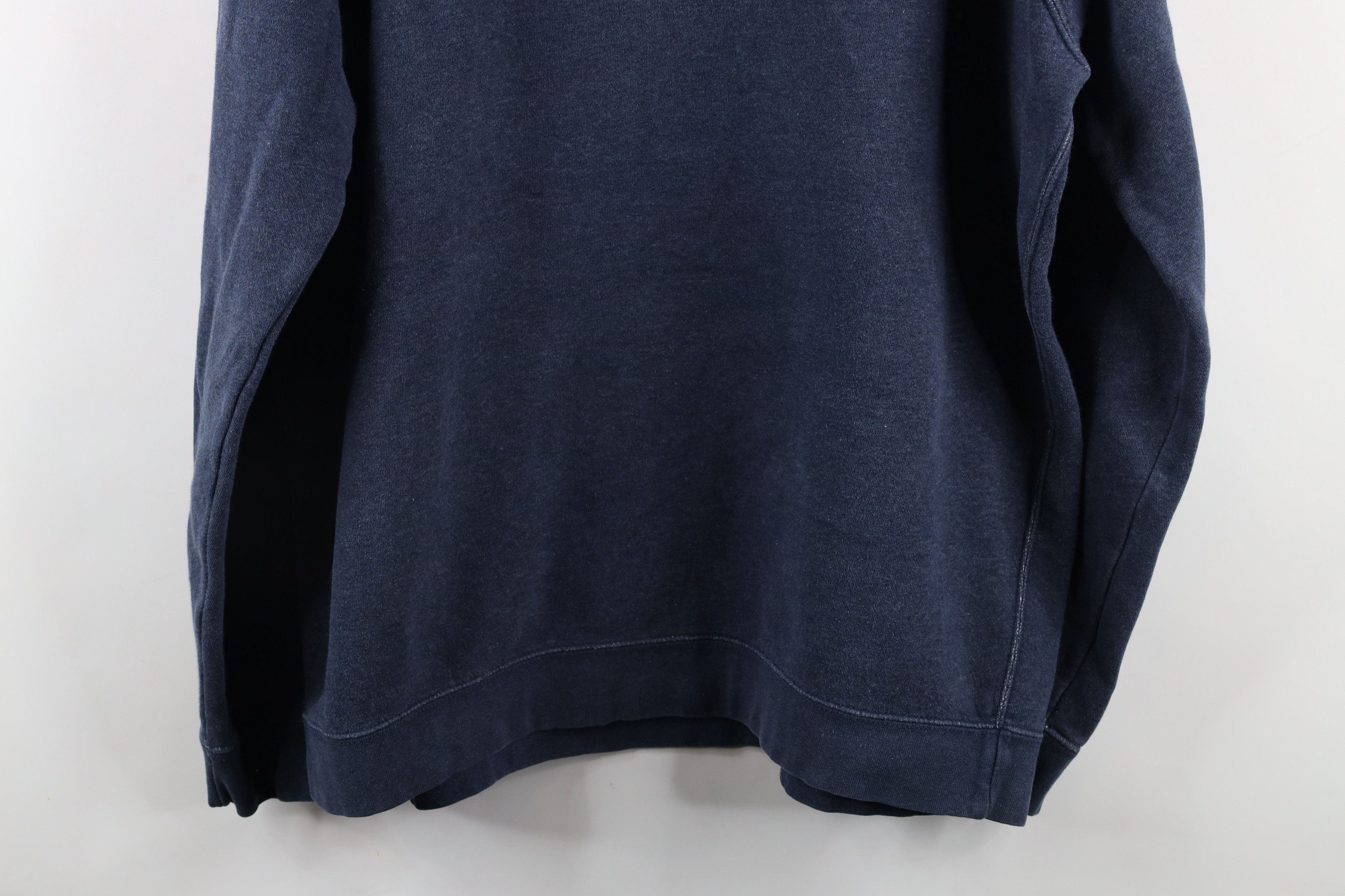 Nike × Vintage Vintage Nike Mini Swoosh Hoodie Sweatshirt Heather Blue Size US XL / EU 56 / 4 - 13 Thumbnail
