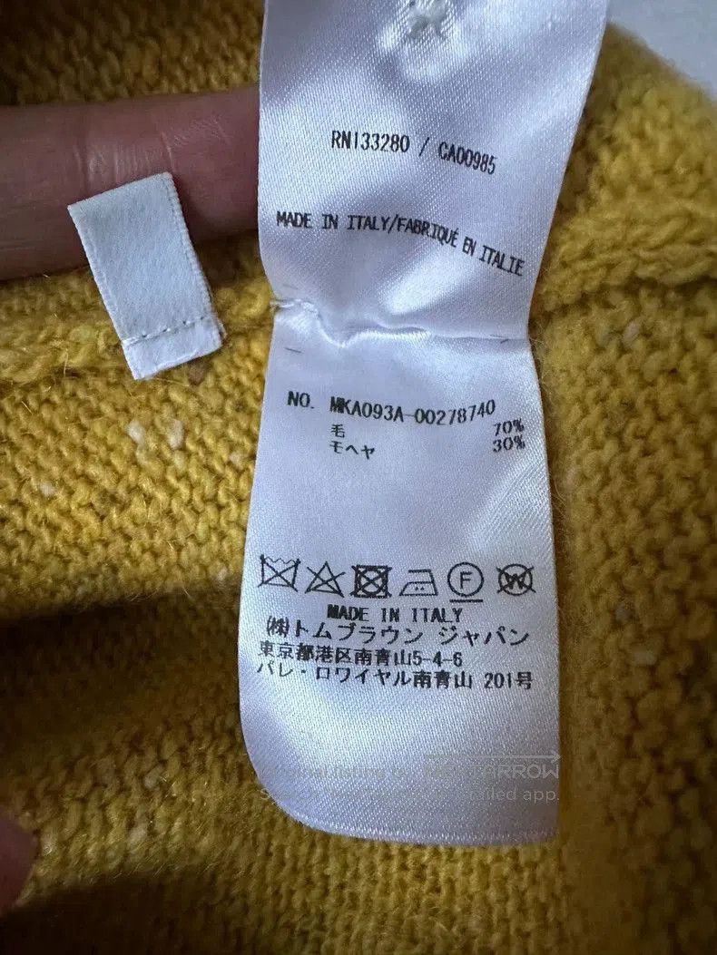 Thom Browne Thom Brown Round Neck Wool Sweater with Stripes . Size US M / EU 48-50 / 2 - 7 Thumbnail